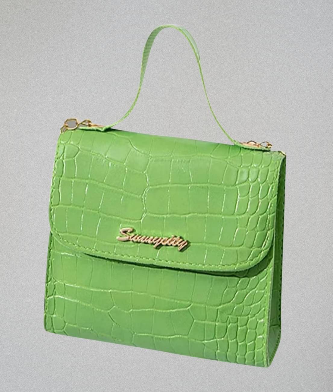     			gufrina Sling Bag PU Set of 1 ( Green )