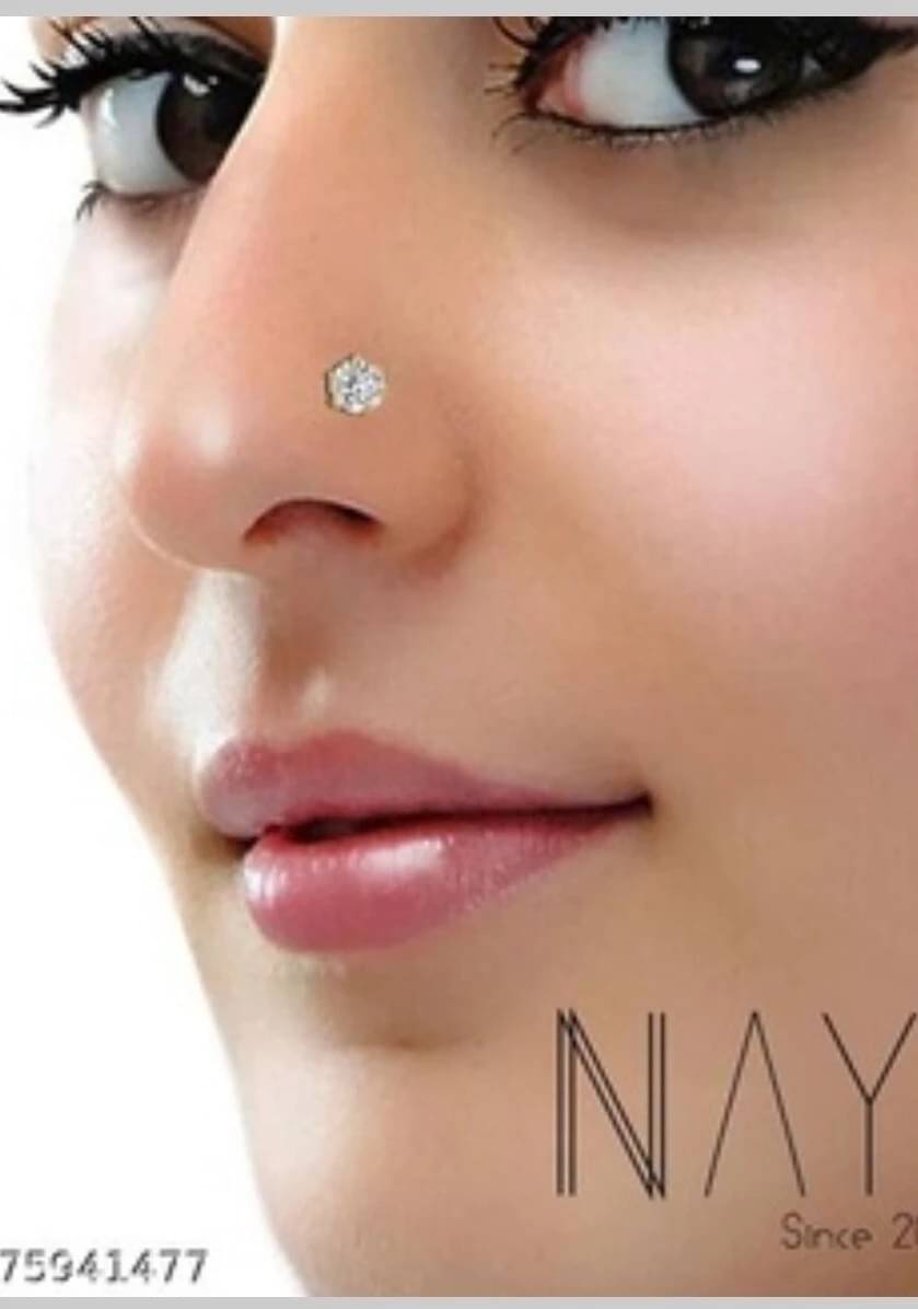 house of common Cubic Zirconia, Diamond Gold-plated Plated Brass Nose Ring () house of common Cubic Zirconia, Diamond Gold-plated Plated Brass Nose Ring ()