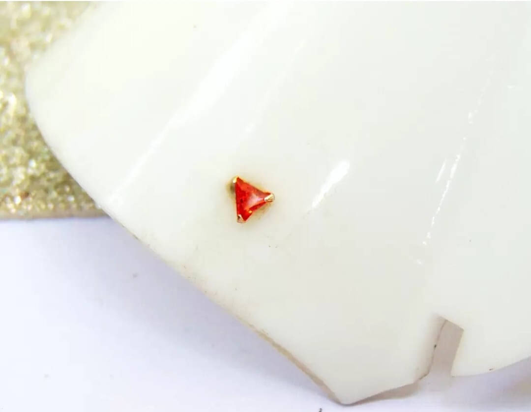     			house of common Gold-plated Plated Alloy Nose Stud ()