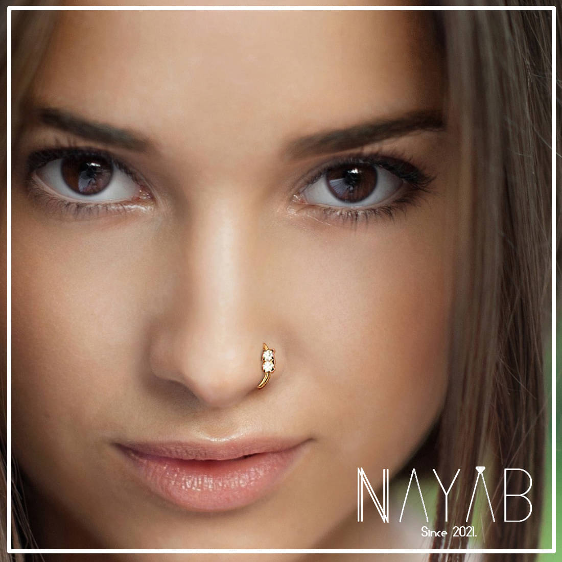 memsaabfashions Crystal Gold-plated Plated Alloy Nose Ring () memsaabfashions Crystal Gold-plated Plated Alloy Nose Ring ()