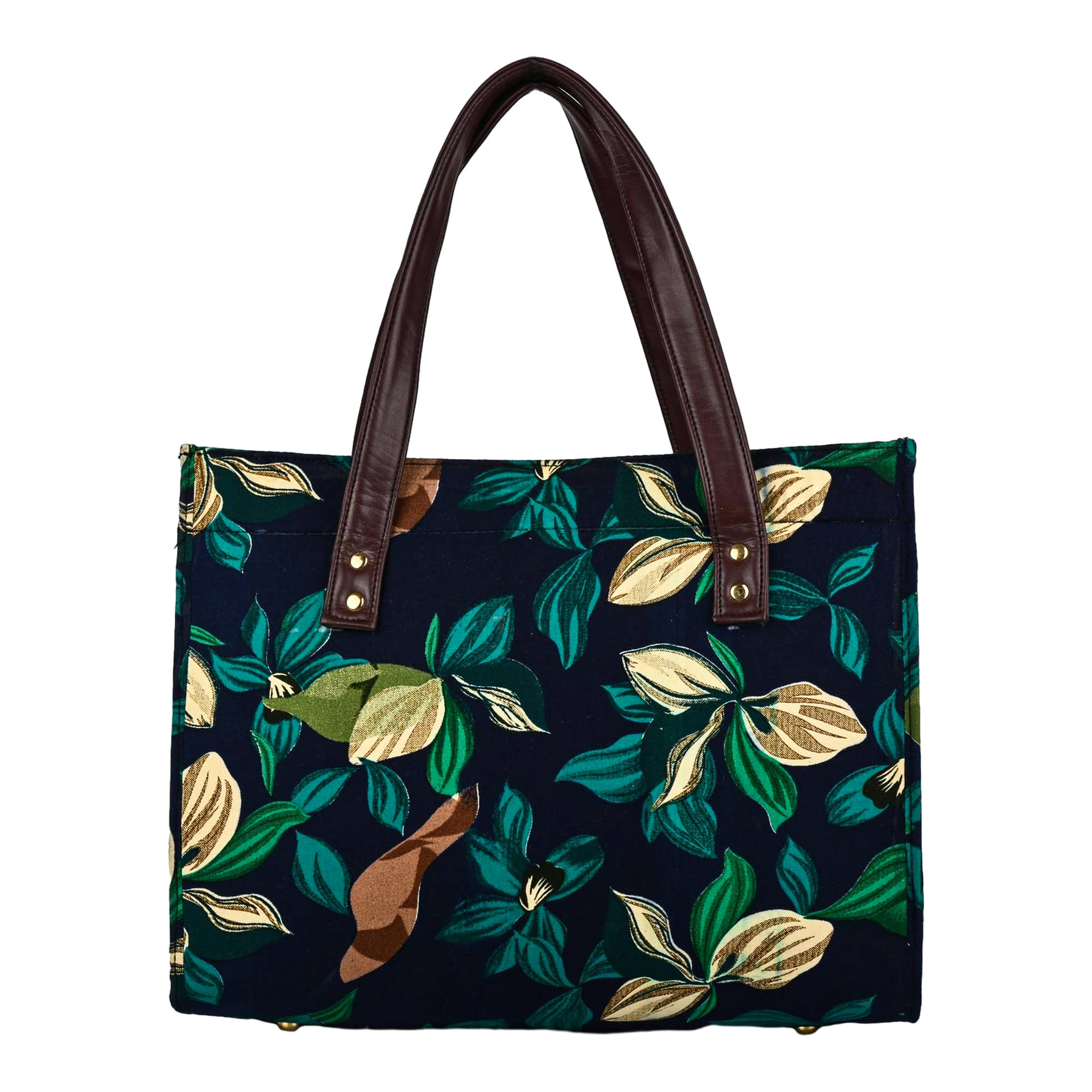     			ASIAN Tote Bag Cotton Set of 1 ( Blue )