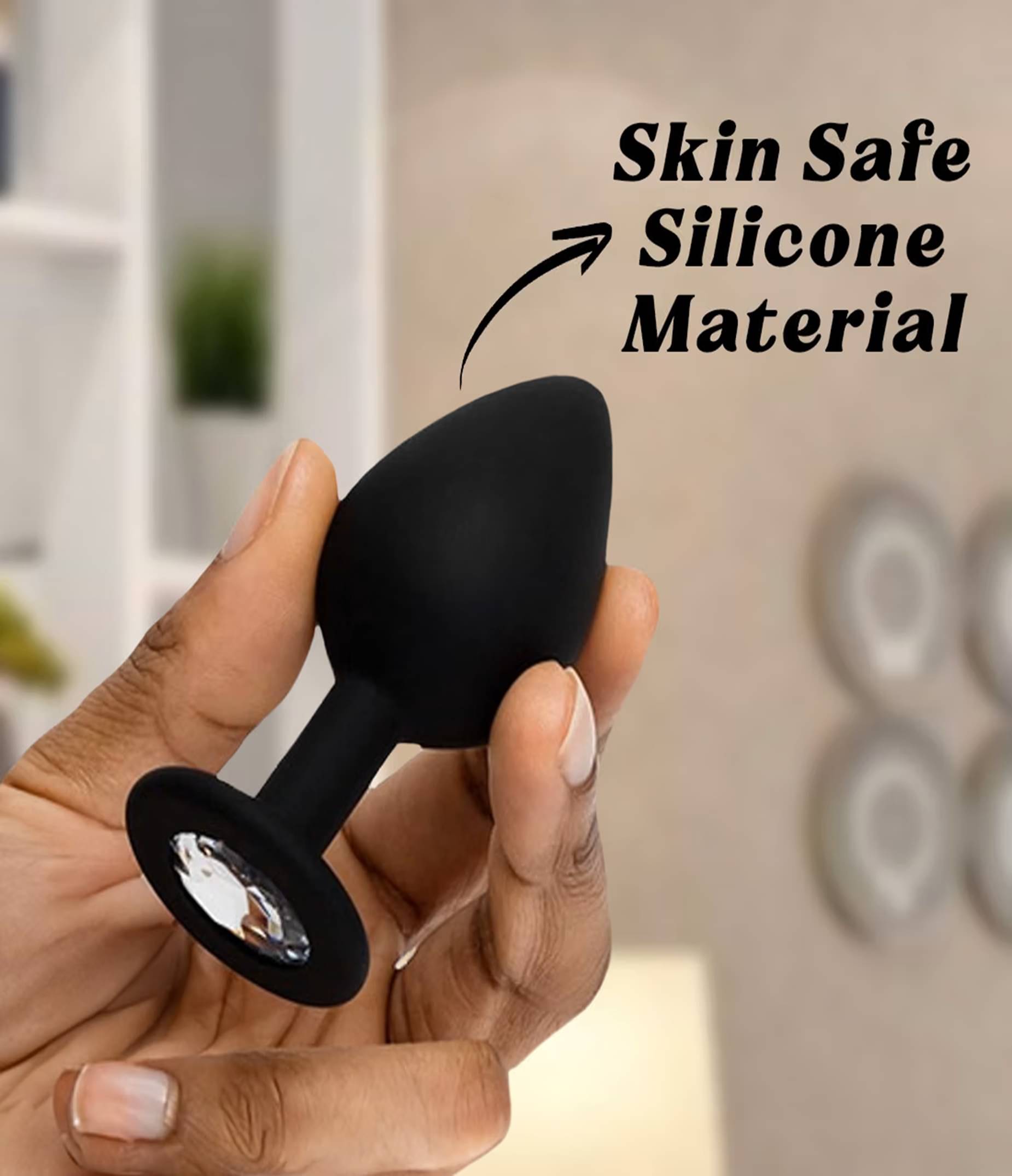     			Abhyanga Silicon Plug Portable Manual Massager