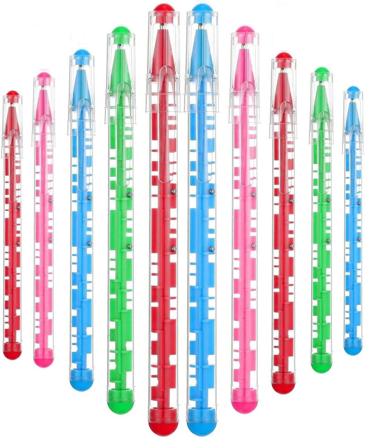     			Ballpoint Pen, Maze Puzzle Fidget Toy Pen – Multicolor Ball Maze Pen for Kids & Adults