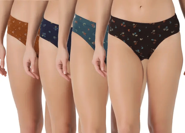     			Bebron Cotton Lycra Hipster ( Multicolor13 , Pack of 4 )