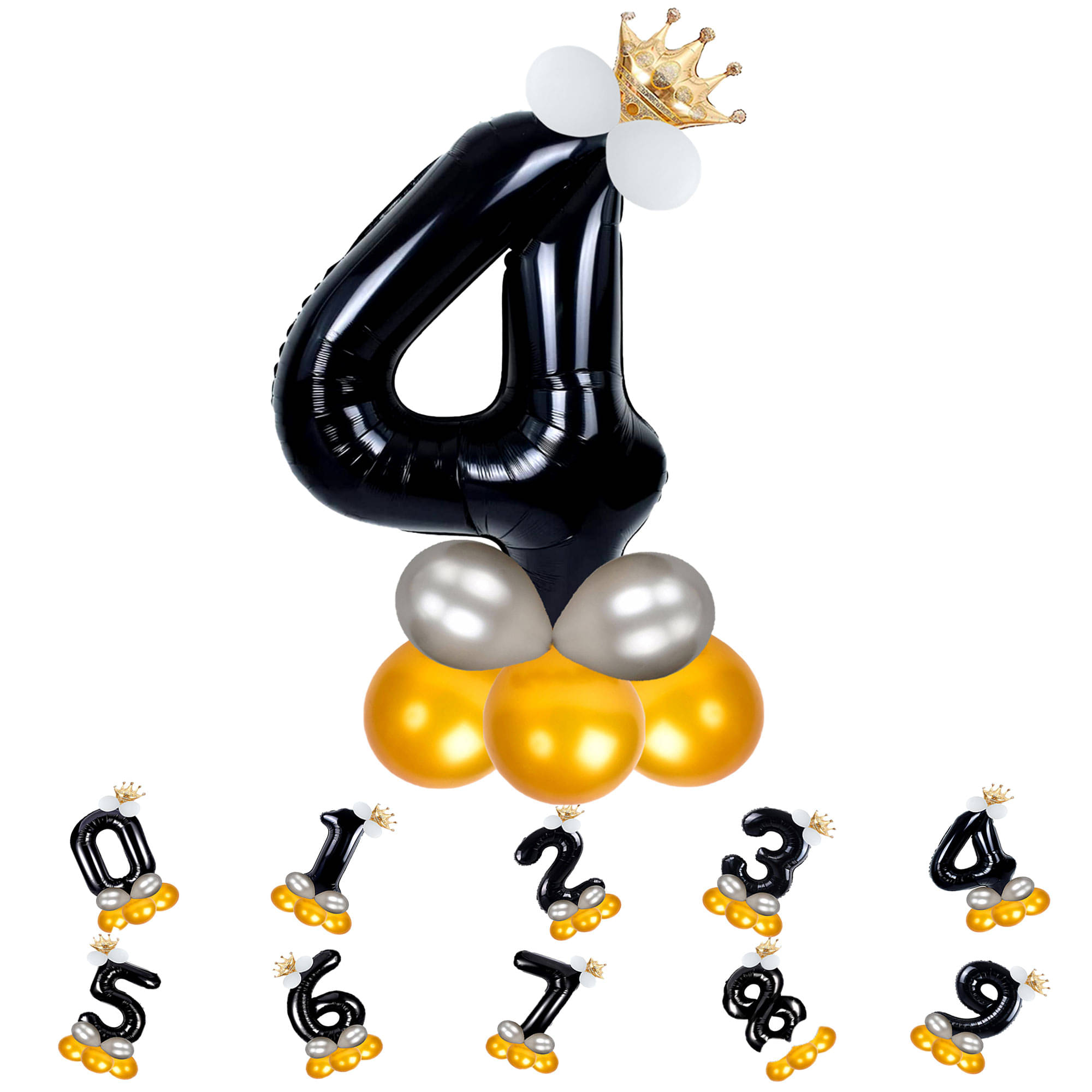 Bubble Bells 4/Four number 32 Inch Black Foil Number Balloon For Birthday & Anniversary Decoration Kit,Helium Foil Balloon For Four Birthday With Crown Metalic Pastel Balloons For Birthday Decoration. Bubble Bells 4/Four number 32 Inch Black Foil Number Balloon For Birthday & Anniversary Decoration Kit,Helium Foil Balloon For Four Birthday With Crown Metalic Pastel Balloons For Birthday Decoration.