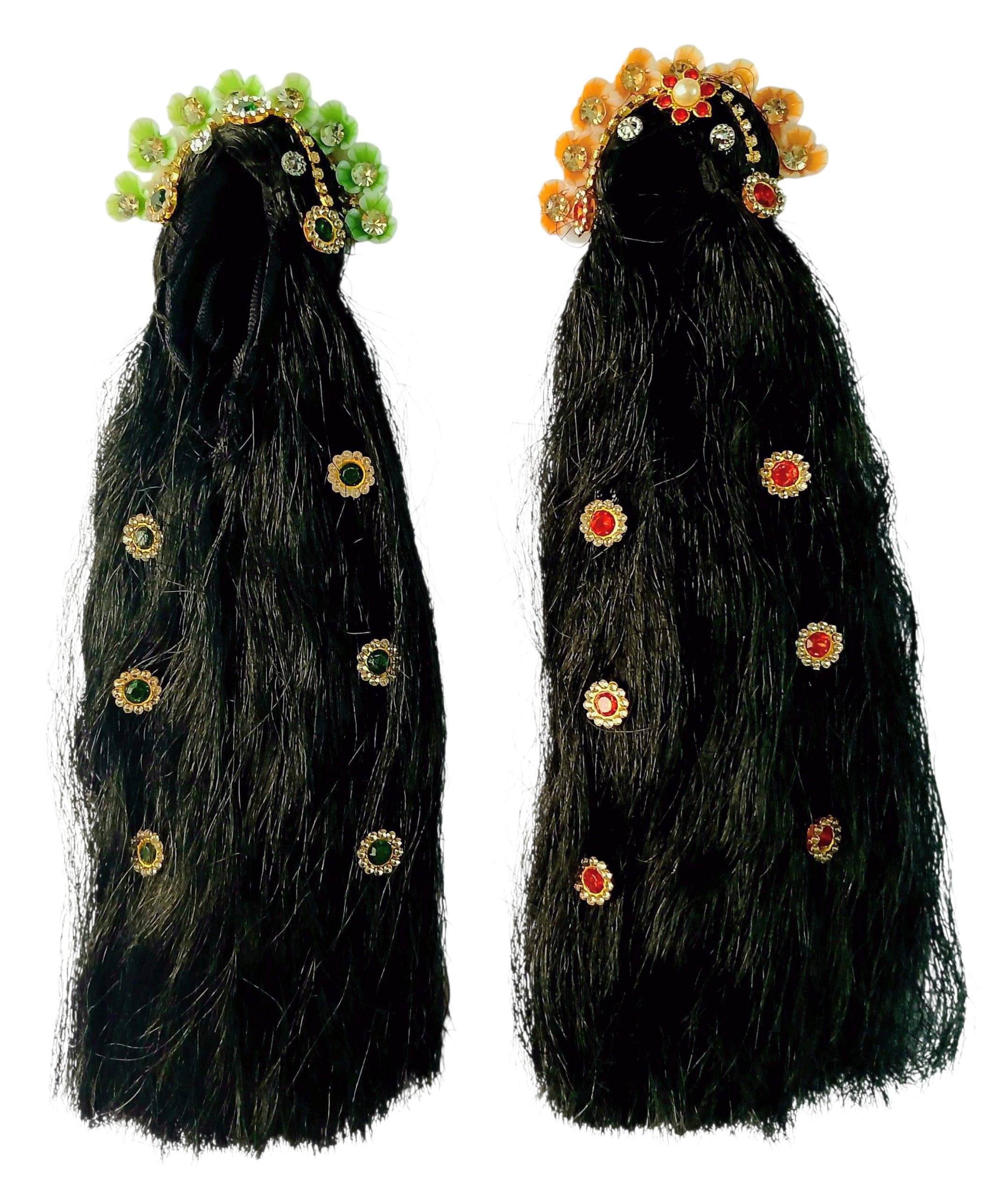     			Cherry Tree Radha Ji Multicolor Crystal Jewellery ( Pack of 2 )
