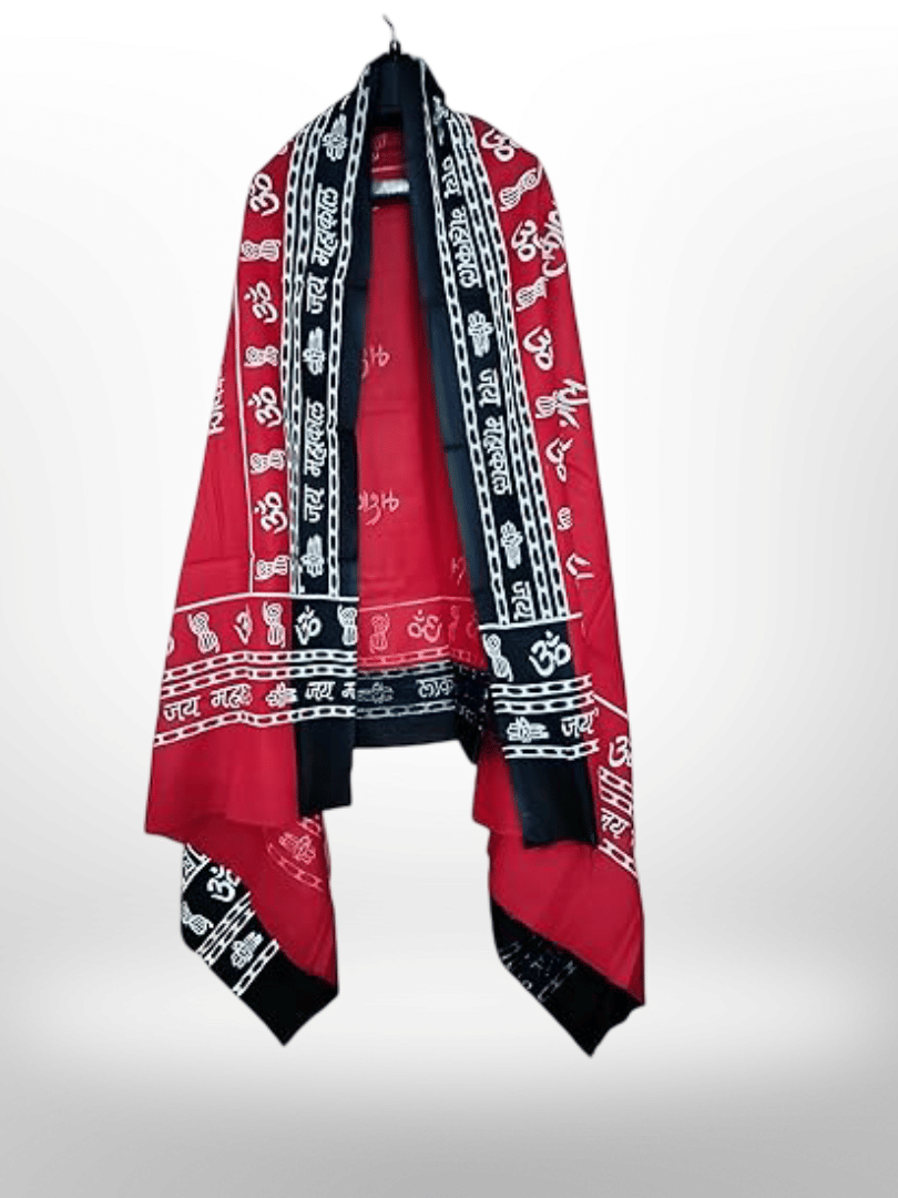     			Collective Stitch Pack of 1 Cotton Below 300 -GSM Bath Towel ( Red )