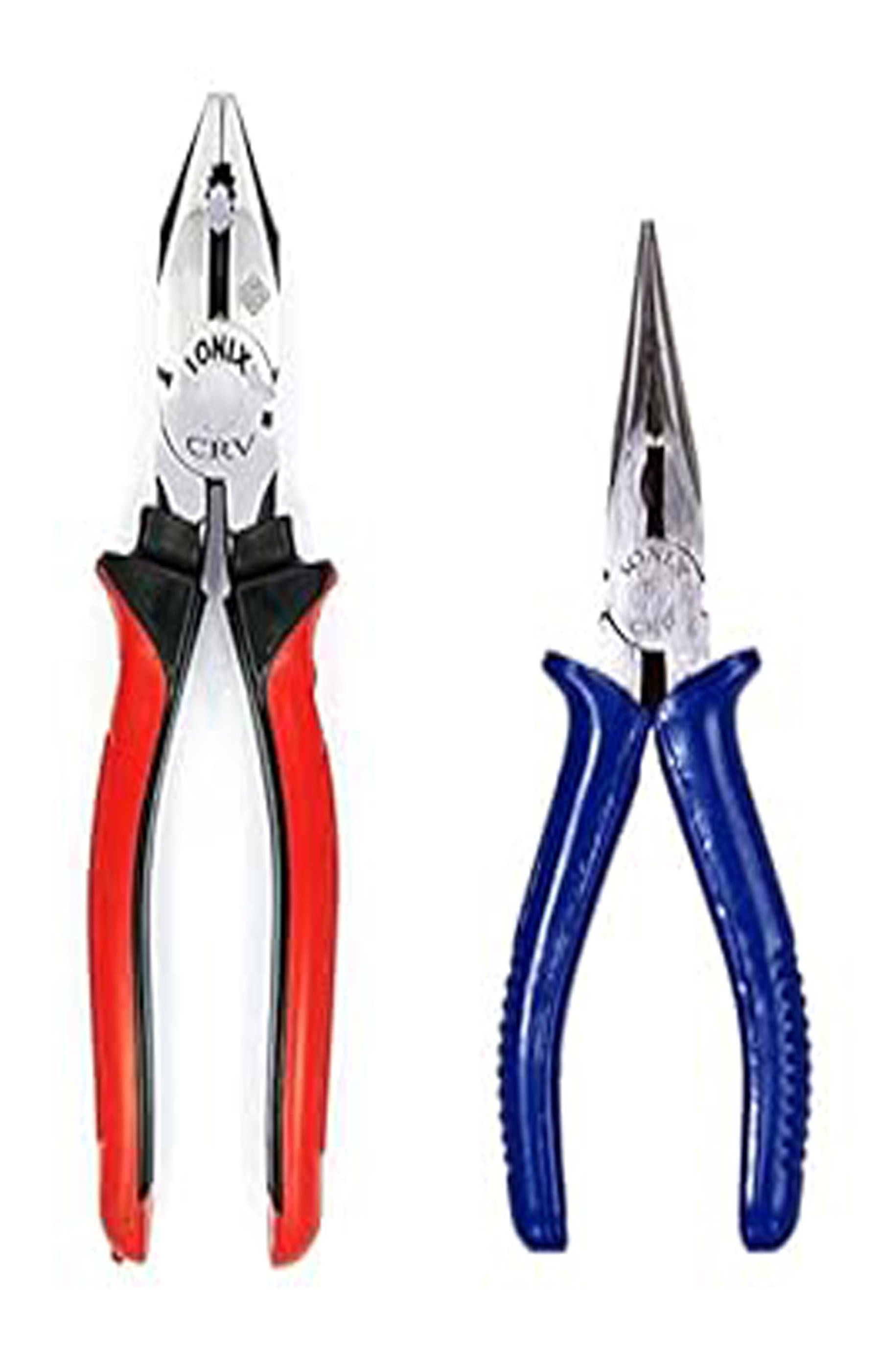     			Combination & Nose Plier Combo | IONIX Tools 8-Inch Cutting Plier Tool Kit w/Combination Plier, Plier Set, Nose Pliers & More - Industrial & Plumber Hand Tools, 2 pieces
