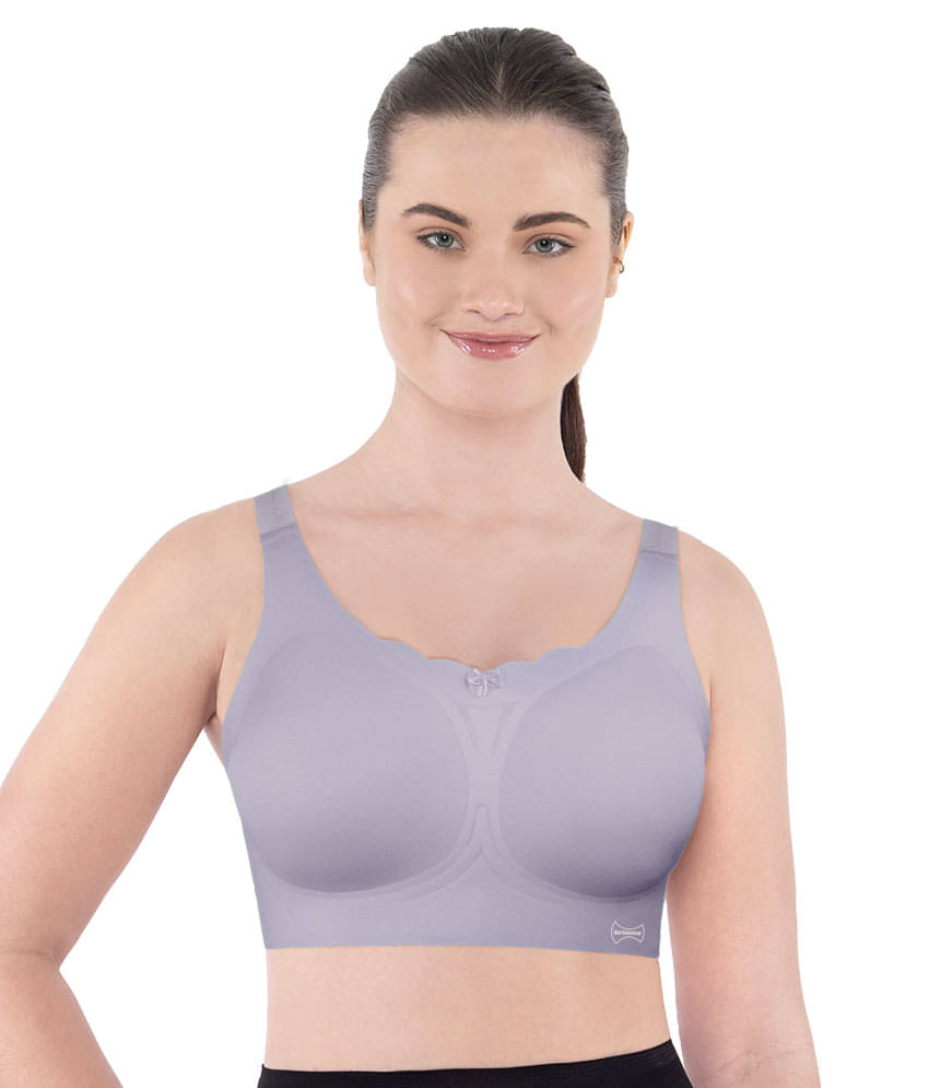 Dermawear Pack of 1 Cotton Lightly Padded Everyday Bra For Women ( Purple ) Dermawear Pack of 1 Cotton Lightly Padded Everyday Bra For Women ( Purple )