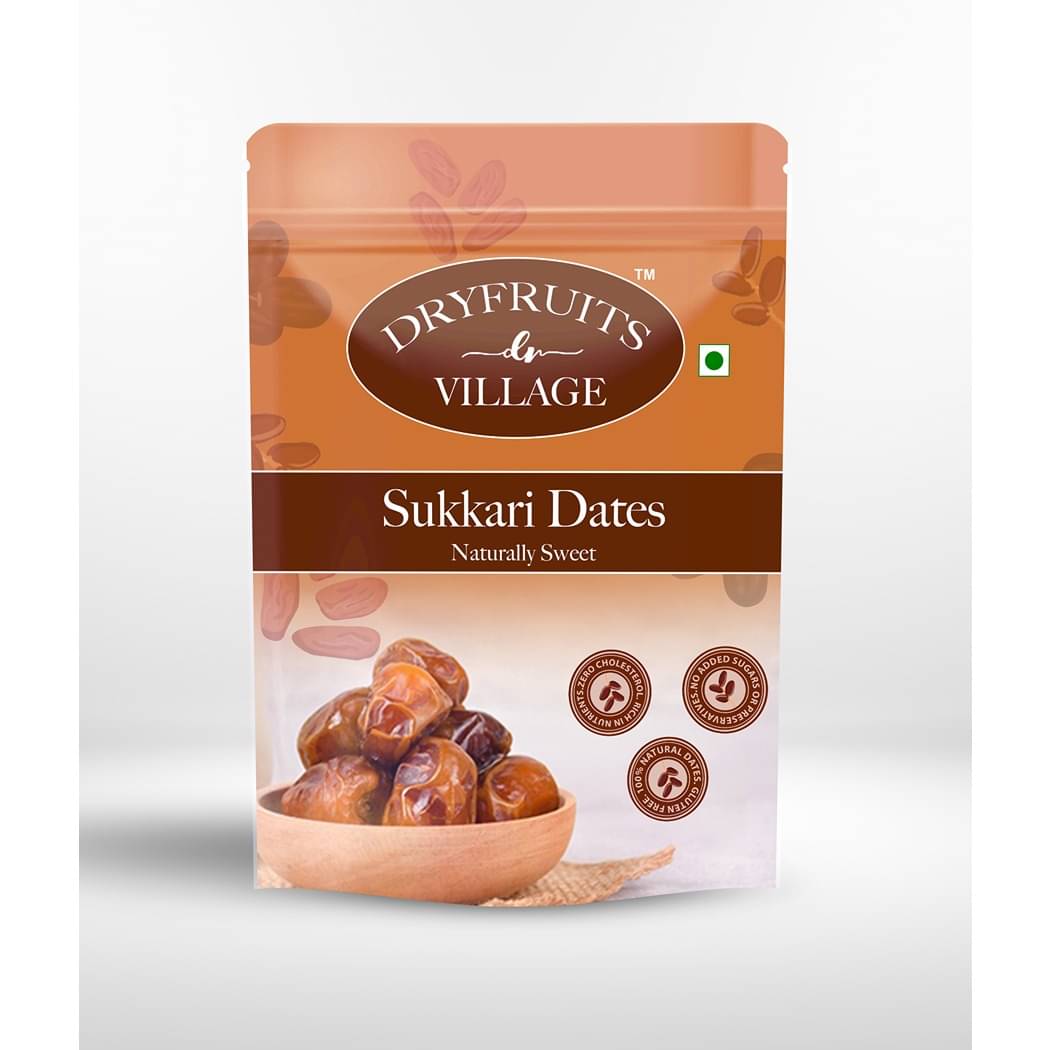 Dryfruitsvillage Dates (Khajoor) 400 g Dryfruitsvillage Dates (Khajoor) 400 g