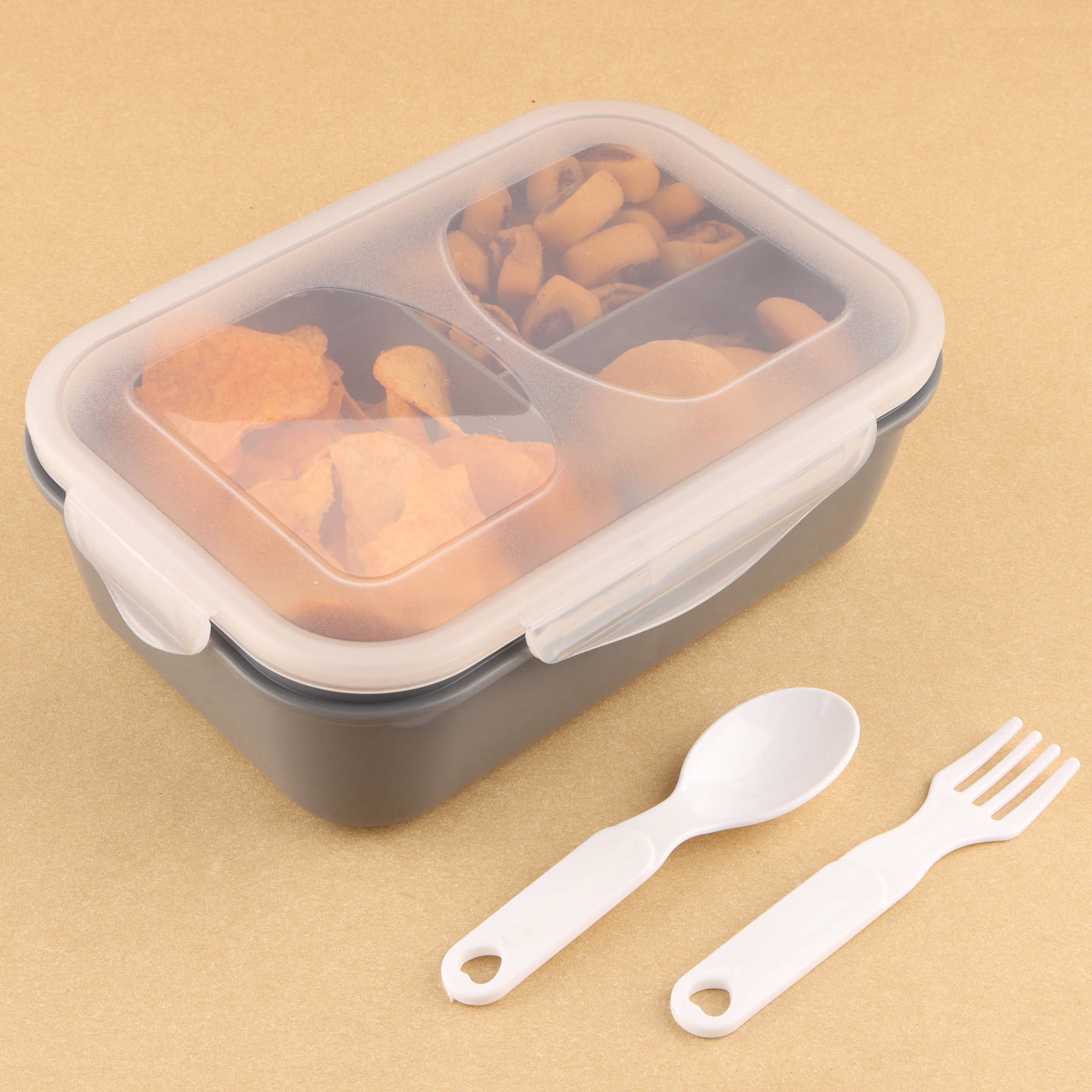 FIT4CHEF School Lunch Box Plastic School Lunch Boxes 1 - Container ( Pack of 1 )