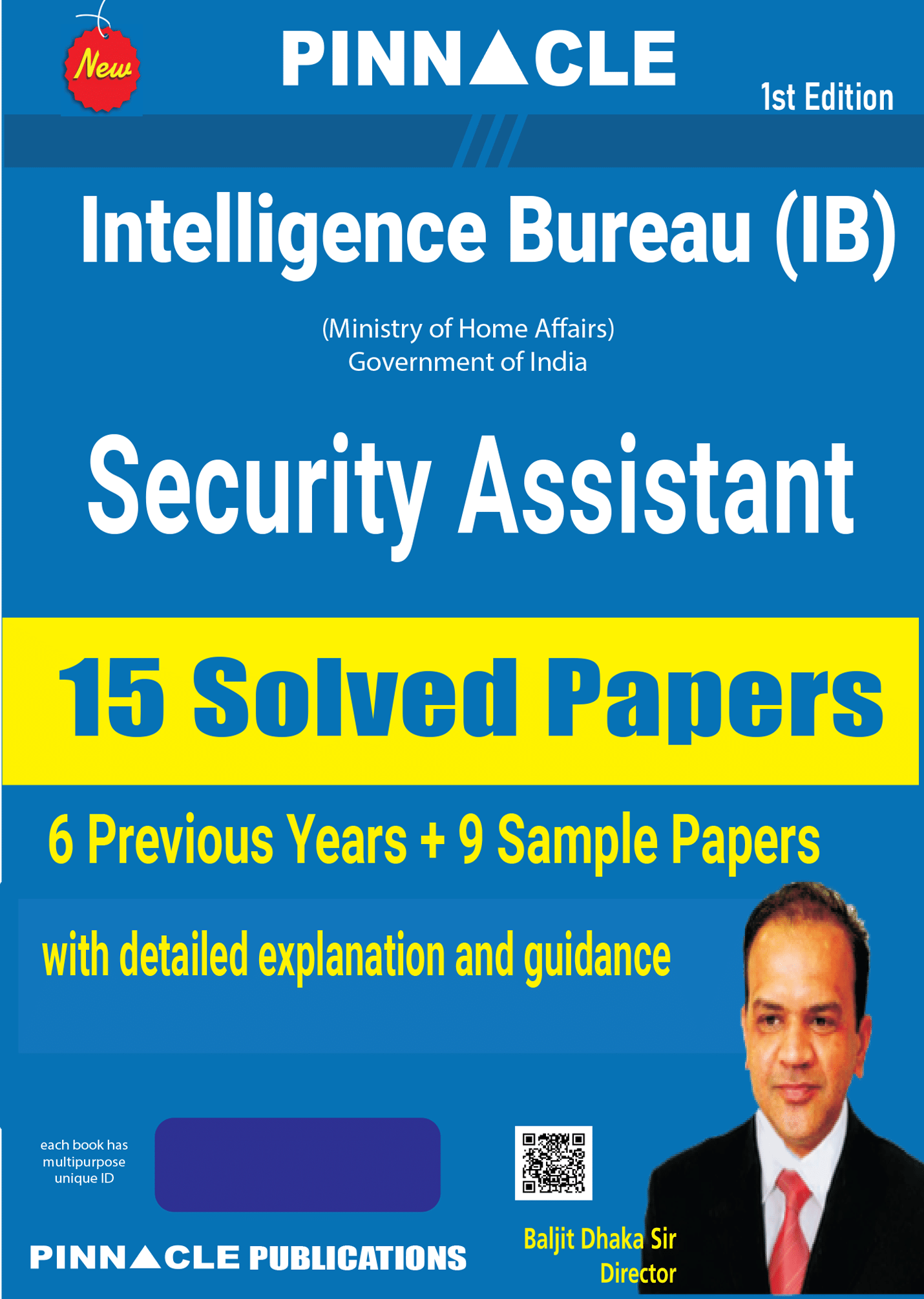     			IB Security Assistant Exam 2025-26 : 15 Solved Papers ( 6 Previous Years + 9 Sample Papers ) with Detailed Solutions & Guide,  english medium