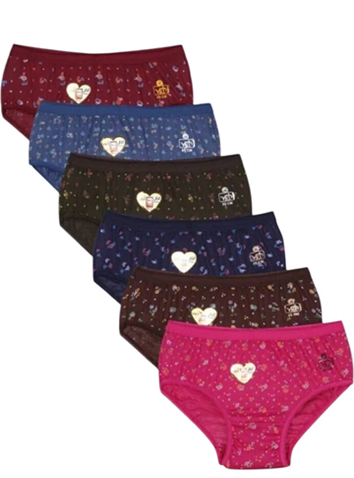 KP CRAFT Cotton Hipster ( Multi Color , Pack of 6 )