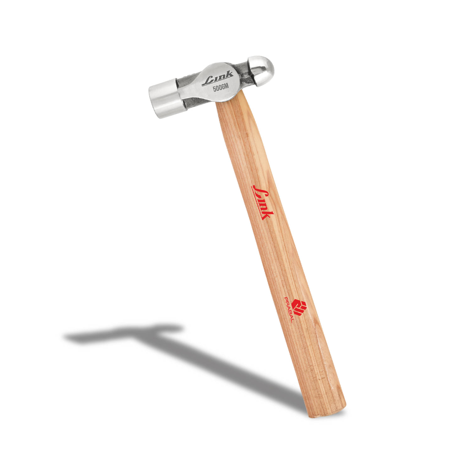     			Link Prabal Ball Pien Hammer-500gm Durable Forged Steel Head, Ashwood Wooden Handle with Non-Slip Grip For Home Industrial & Professional