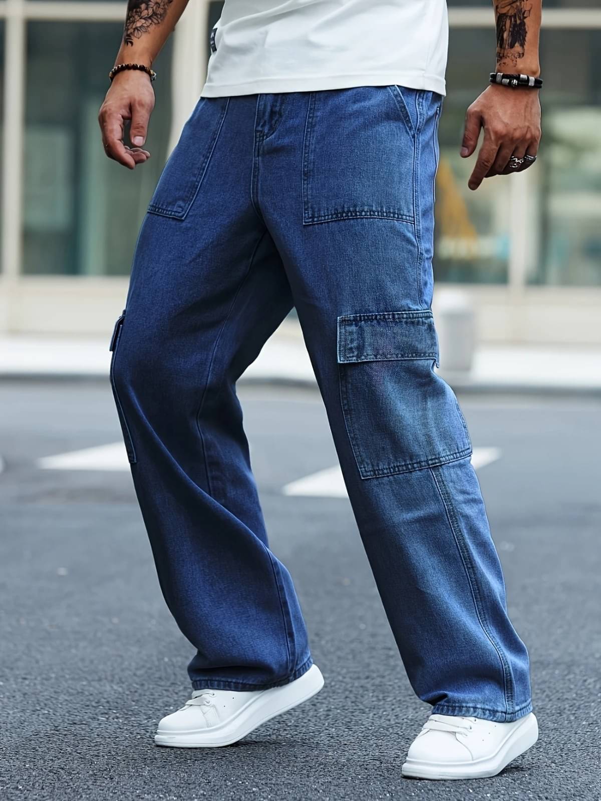 Niffer Fashion Clean Look Men's Jeans - Blue ( Pack of 1 ) Niffer Fashion Clean Look Men's Jeans - Blue ( Pack of 1 )