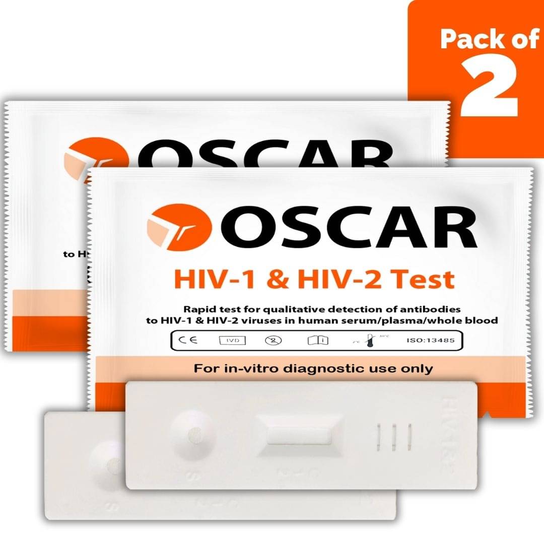     			Oscar HIV-1 & HIV-2 Rapid Test / HIV test - PACK OF 2
