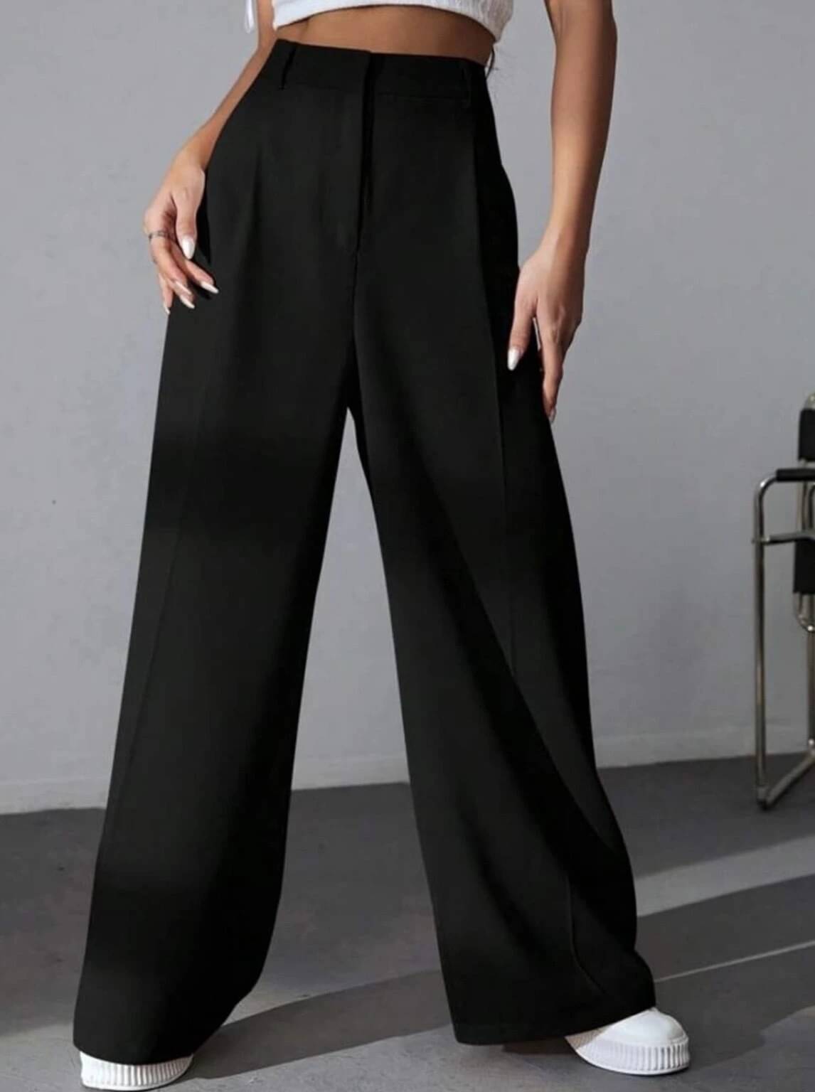     			P.X.5 Women Lycra Casual Trousers ( Black )