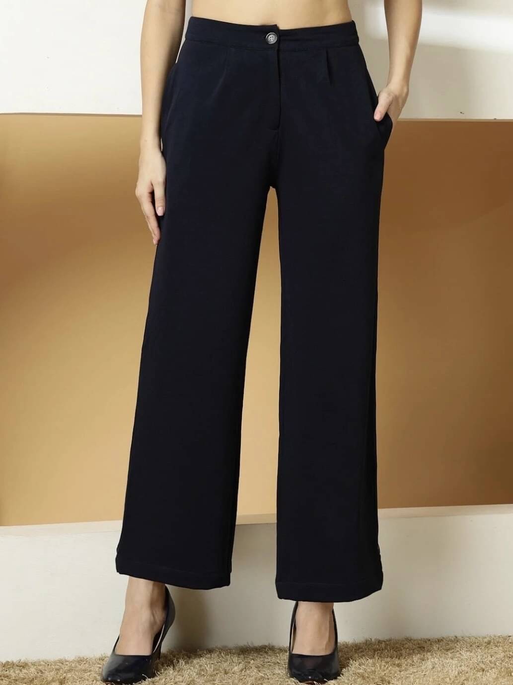     			P.X.5 Women Lycra Casual Trousers ( Black )