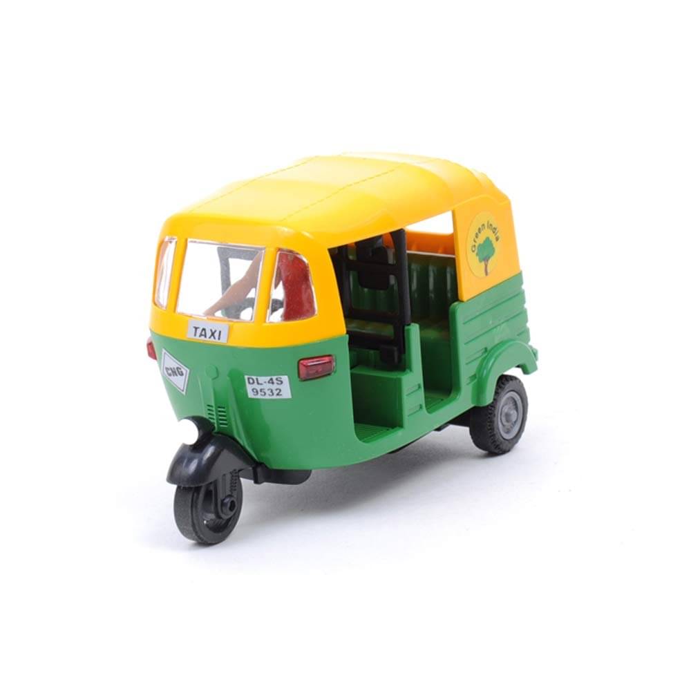     			Plastic Pull Back Auto Rickshaw, Number Of Pieces: 1, Multicolour