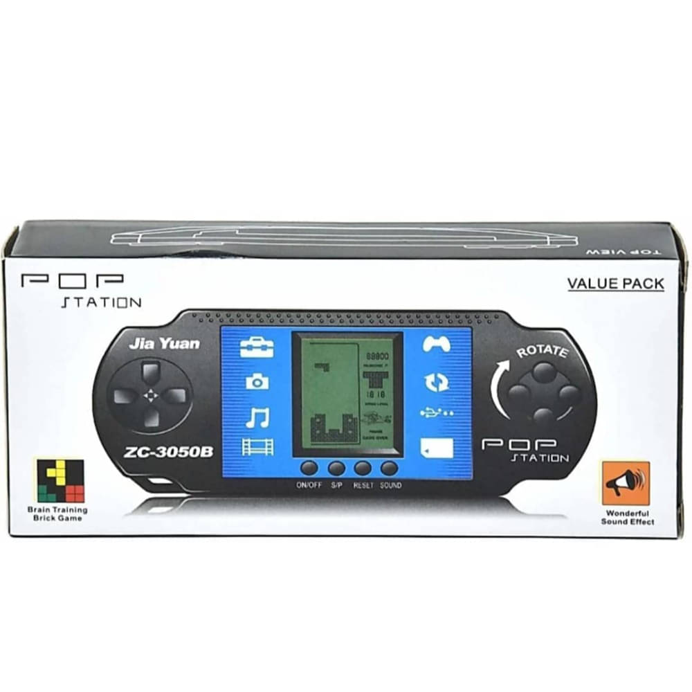     			Pop Station Video Game in Black , Handheld 50 in 1 Video Game for Kids | (Multicolor)