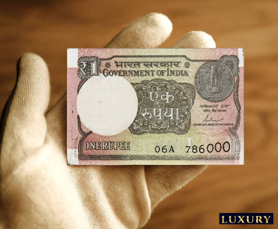     			Rare 786000 Series, New 1 Rupee, old India Collecting Rare Note