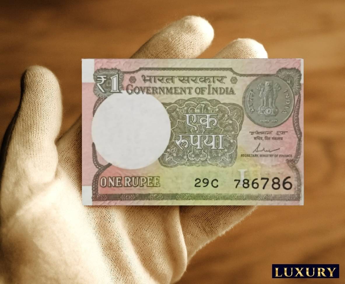     			Rare 786786 Series, New 1 Rupee, old India Collecting Rare Note