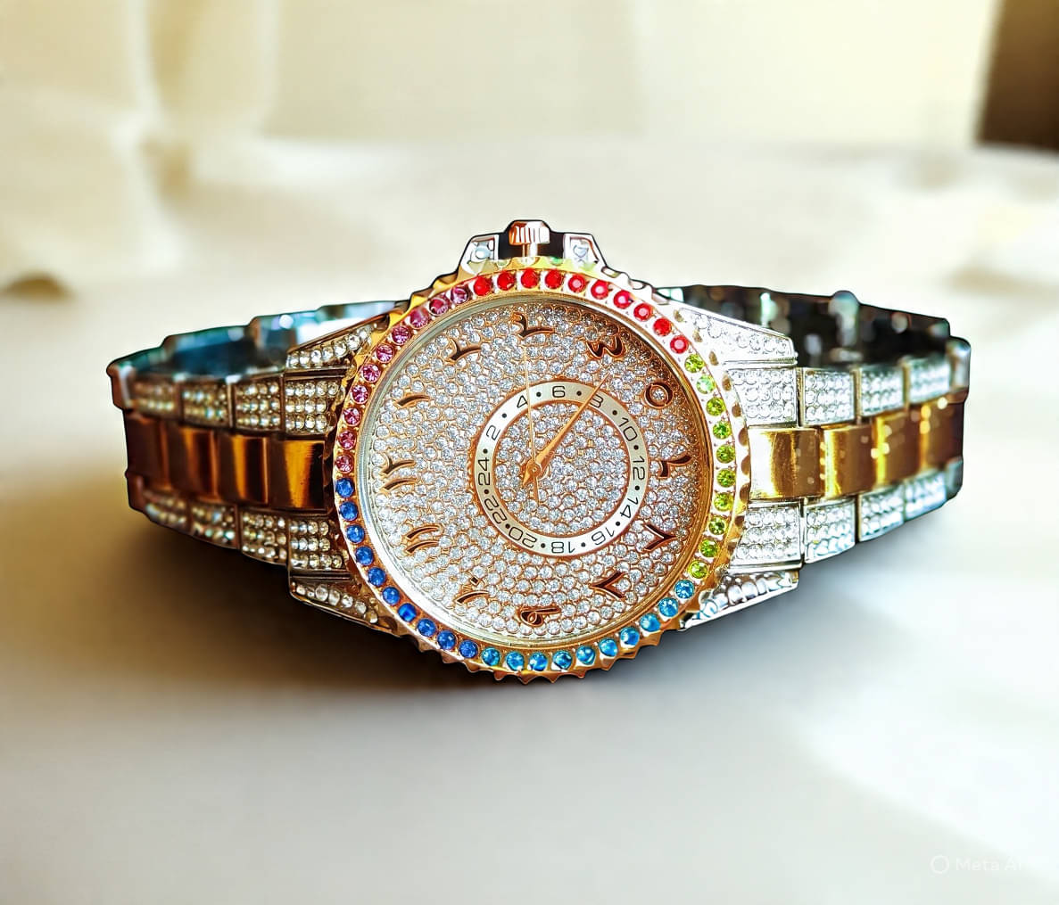     			Renaissance Traders Multicolor Metal Analog Men's Watch