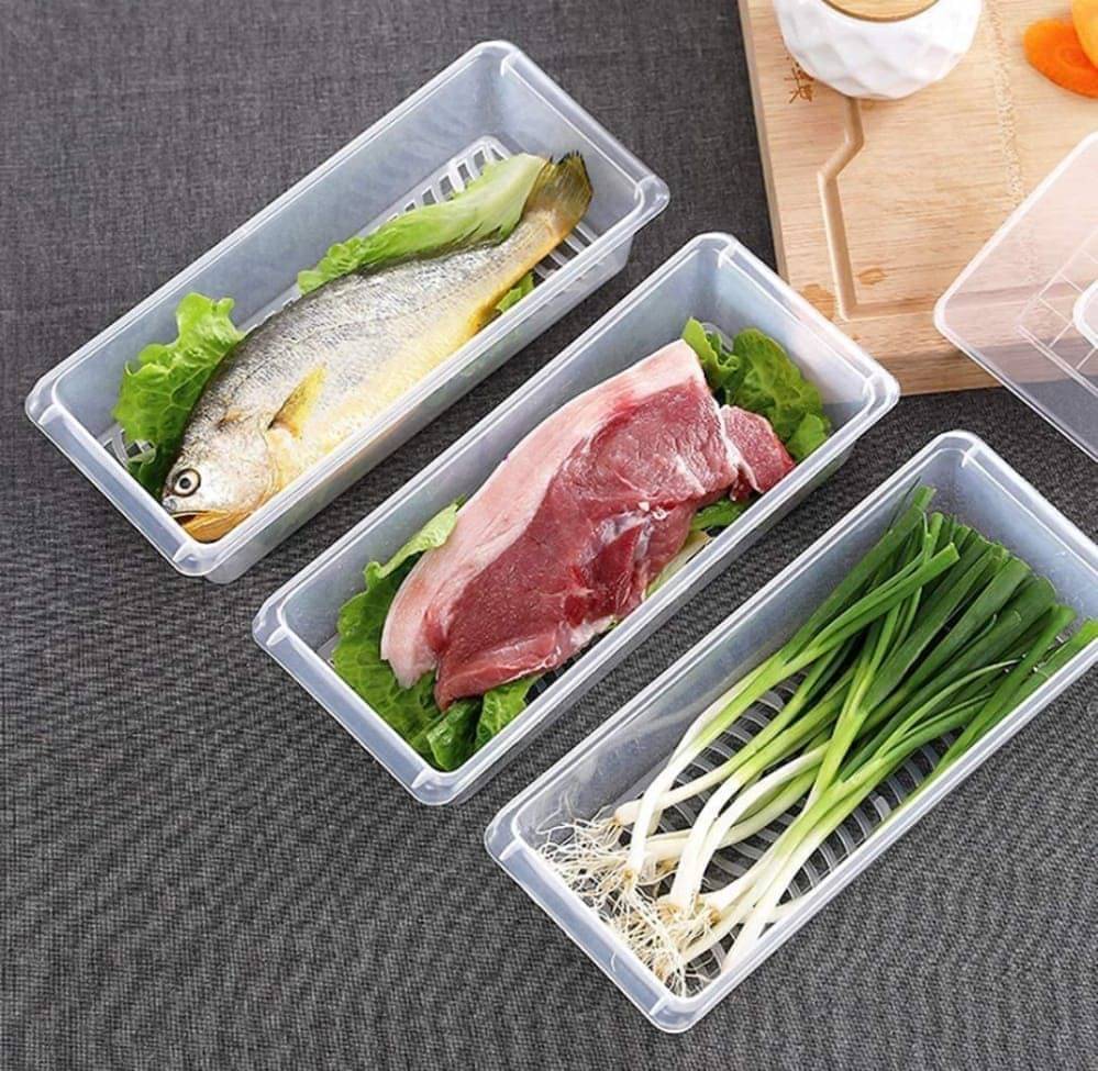     			SWASTICK FISH CONTAINERS Plastic Transparent Multi-Purpose Container ( Set of 6 )