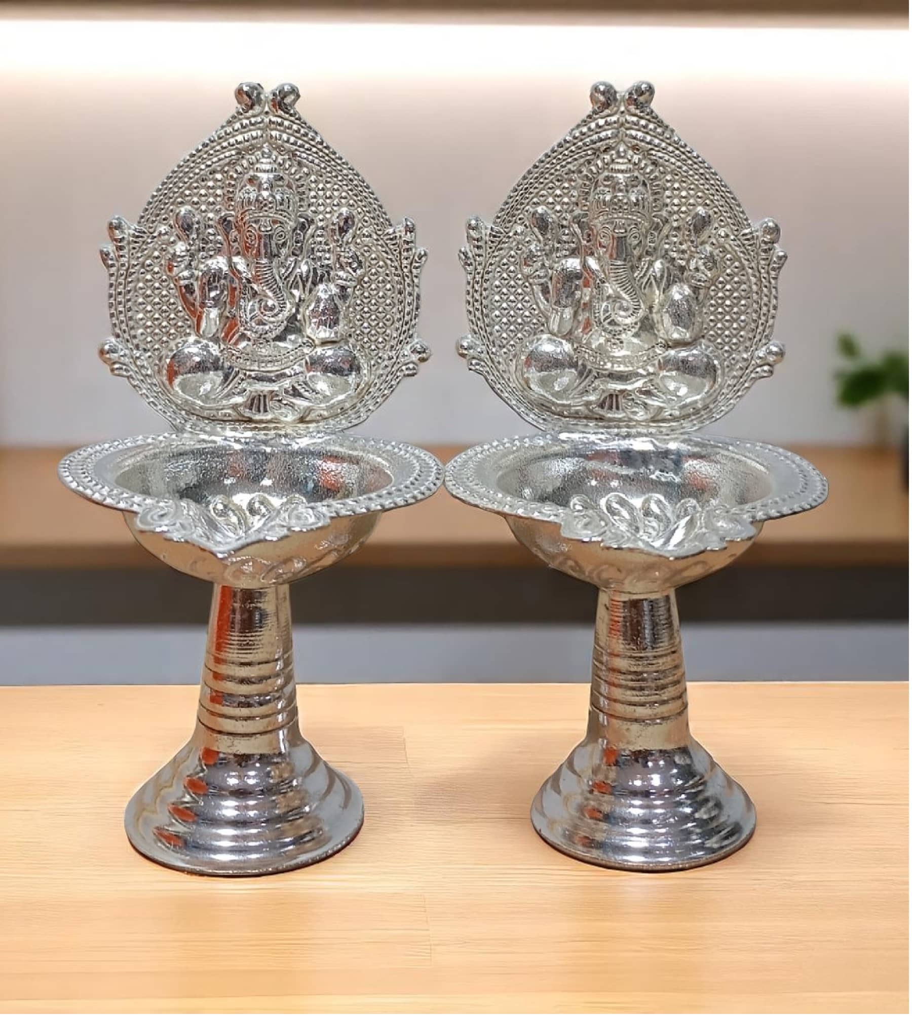 Sigaram Brass Table Diya - Pack of 2