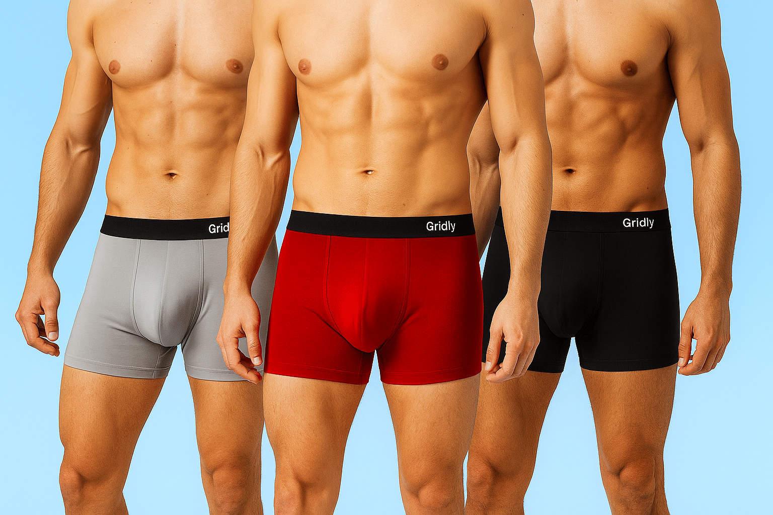 Skyburn Pack of 3 Cotton Blend Trunks For Men's ( Multicolor6 )     			Skyburn Pack of 3 Cotton Blend Trunks For Men's ( Multicolor6 )