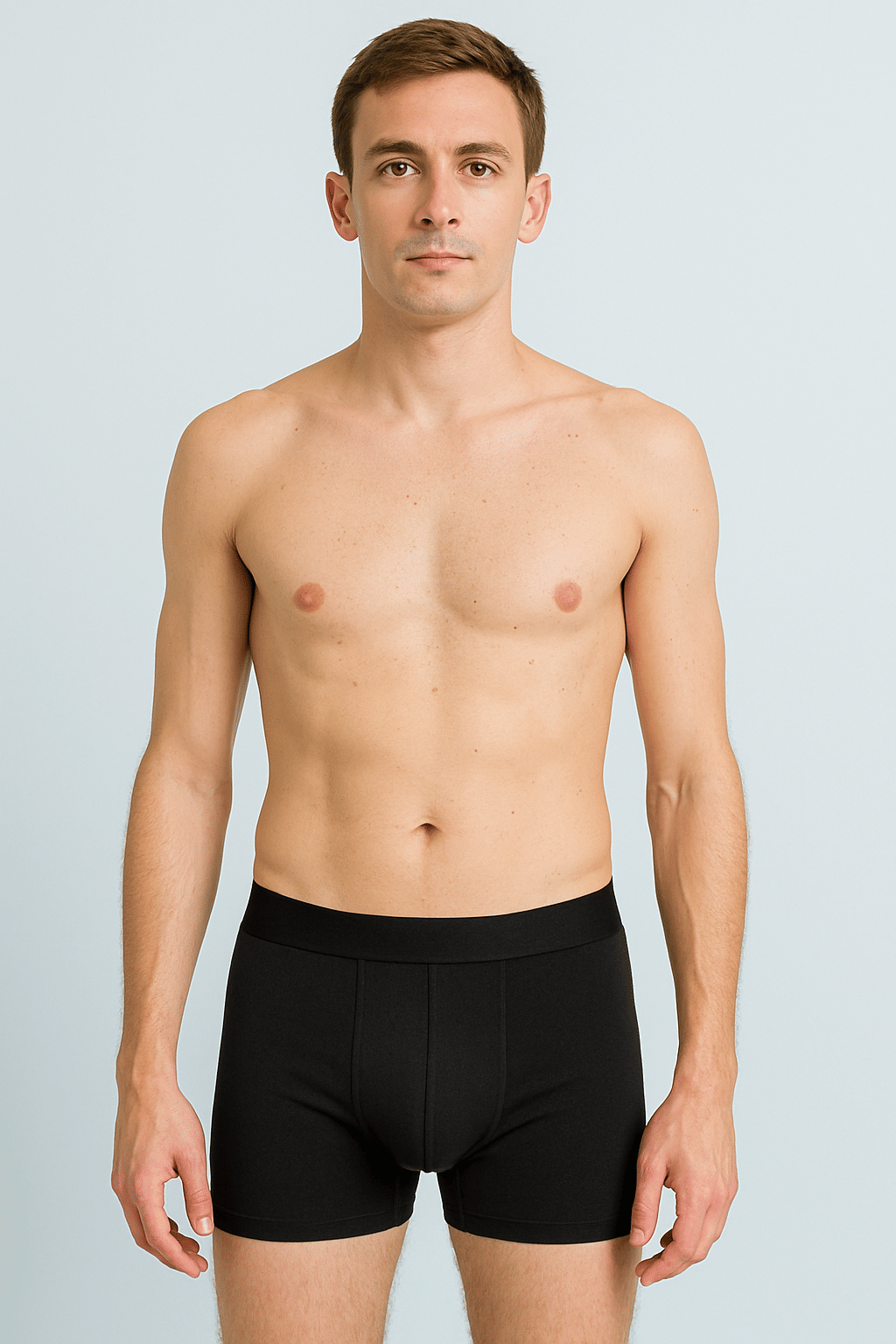     			Skyburn Pack of 3 Cotton Blend Trunks For Men's ( Black )