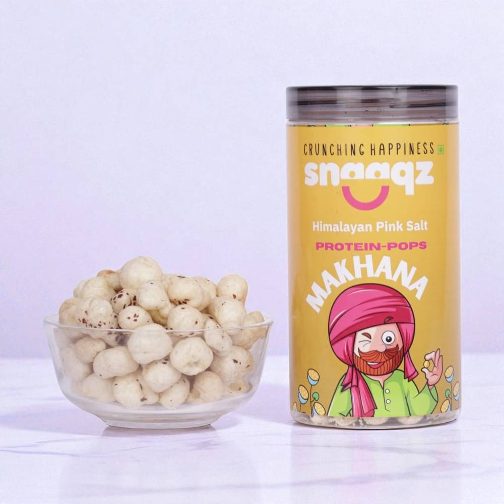 Snaaqz Lotus Seeds Pop /Gorgon Nut Puffed Kernel (Makhana) 70 g Snaaqz Lotus Seeds Pop /Gorgon Nut Puffed Kernel (Makhana) 70 g