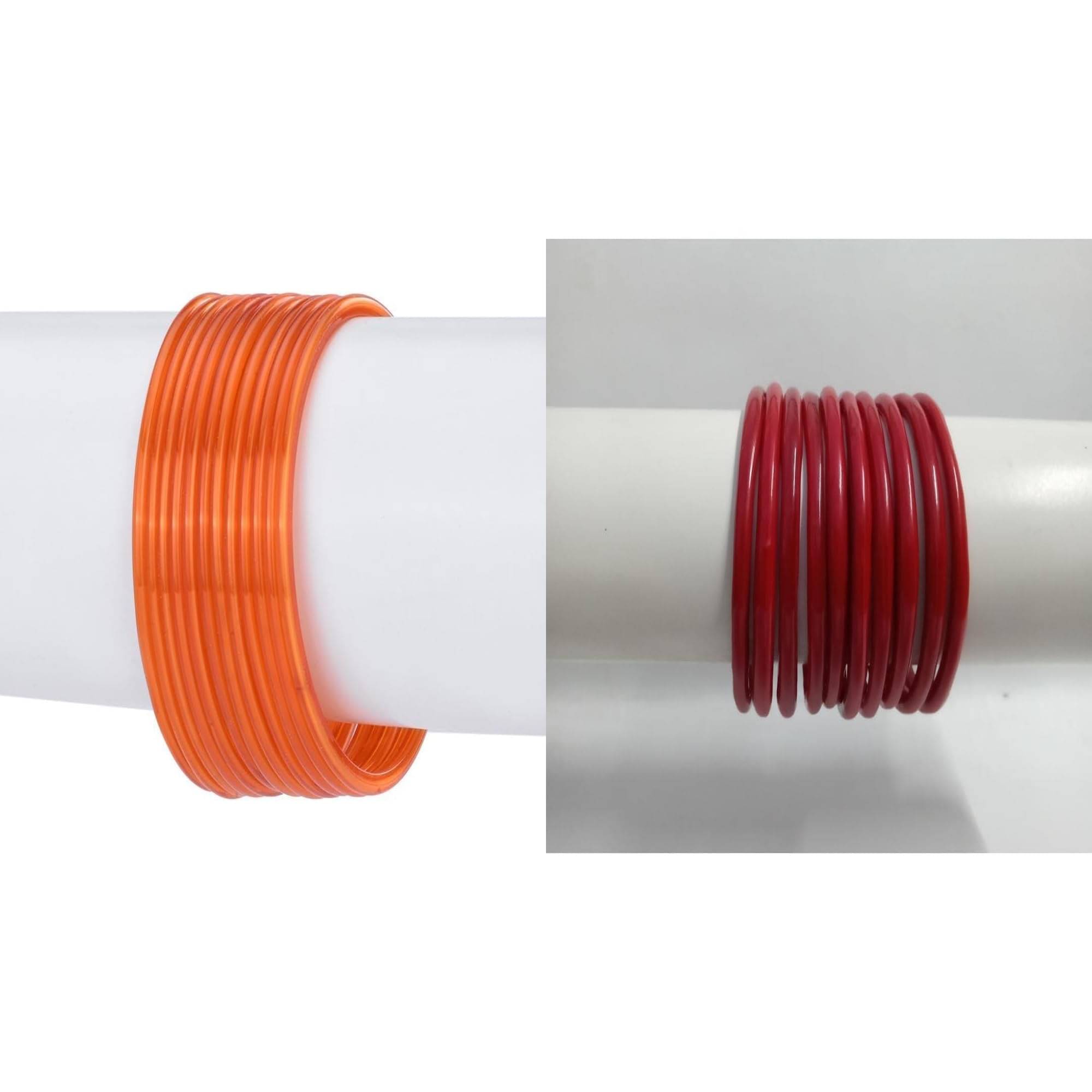     			Somil Multicolor Bangle Set ( Pack of 2 )