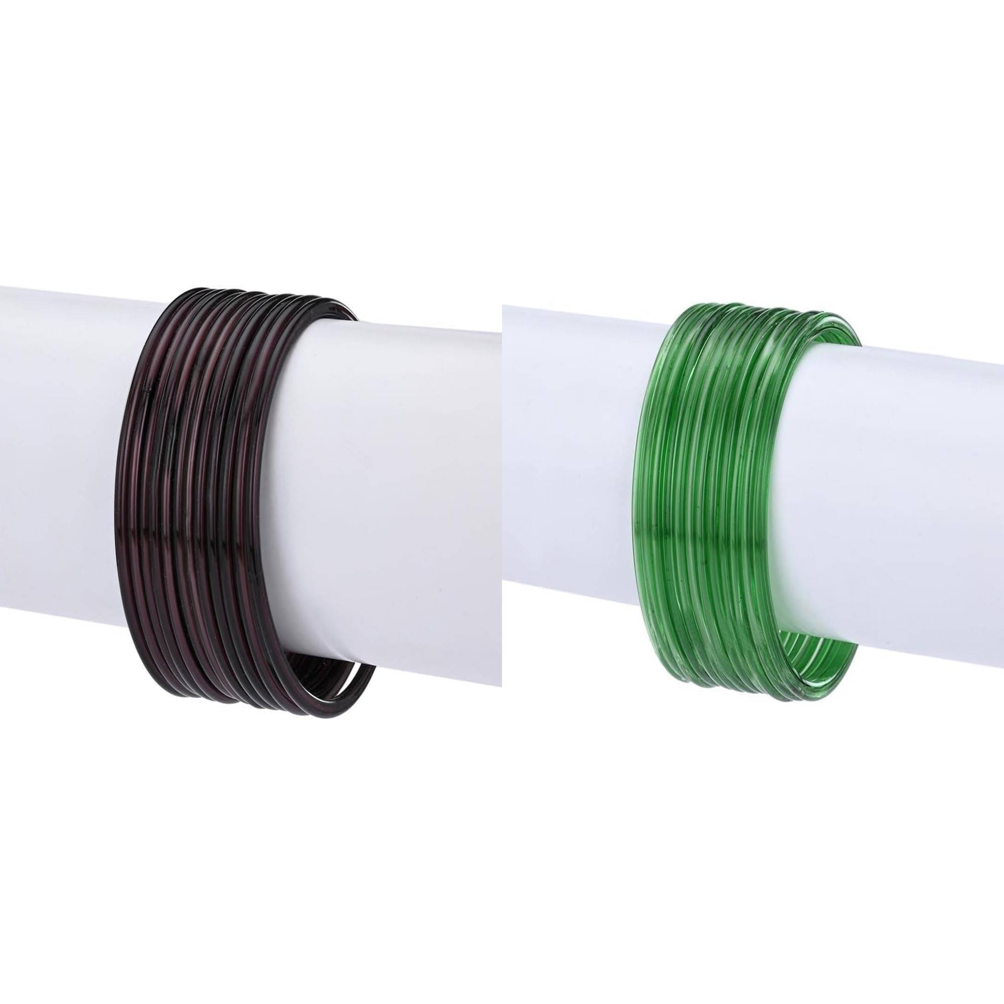 Somil Multicolor Bangle Set ( Pack of 2 ) Somil Multicolor Bangle Set ( Pack of 2 )