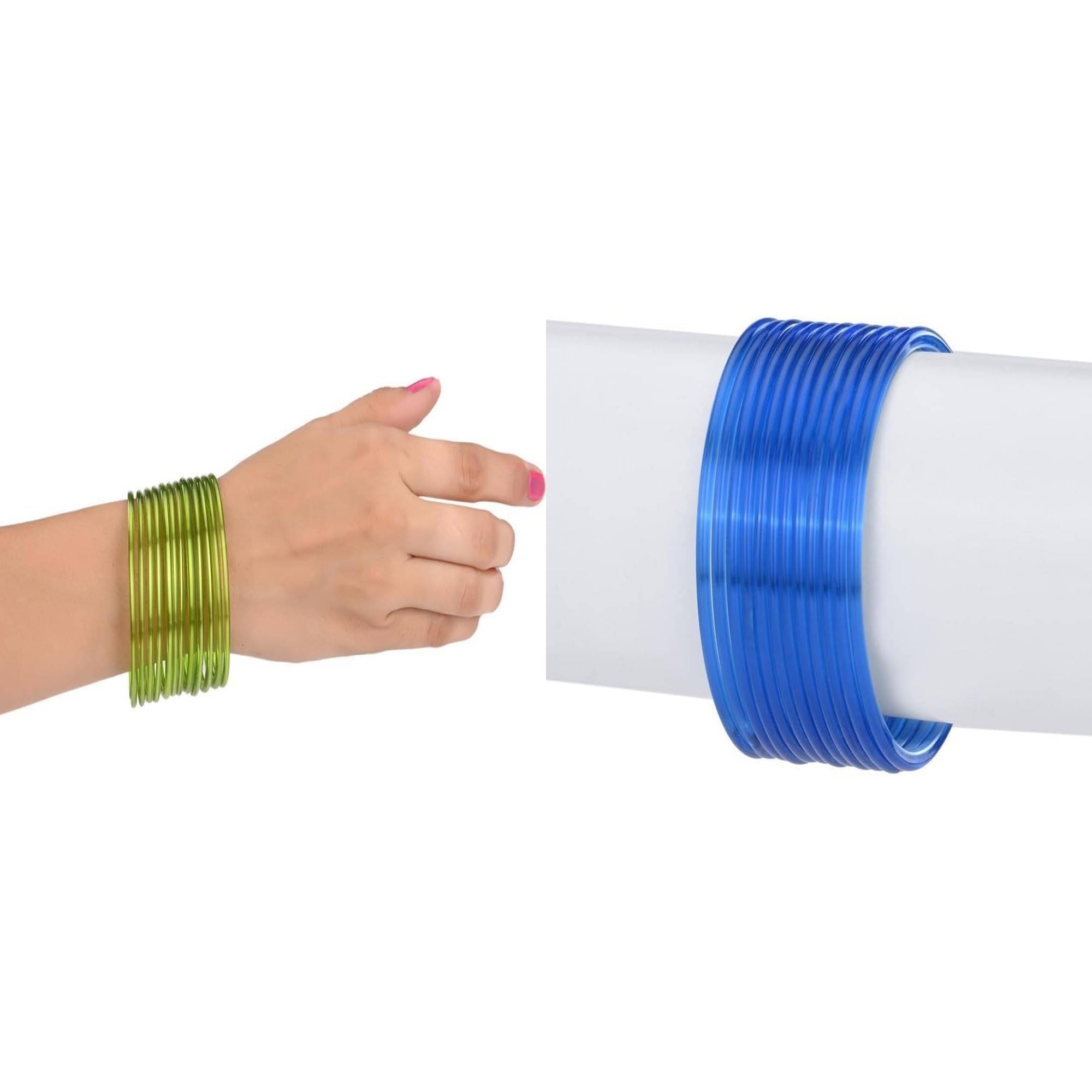 Somil Multicolor Bangle Set ( Pack of 2 ) Somil Multicolor Bangle Set ( Pack of 2 )