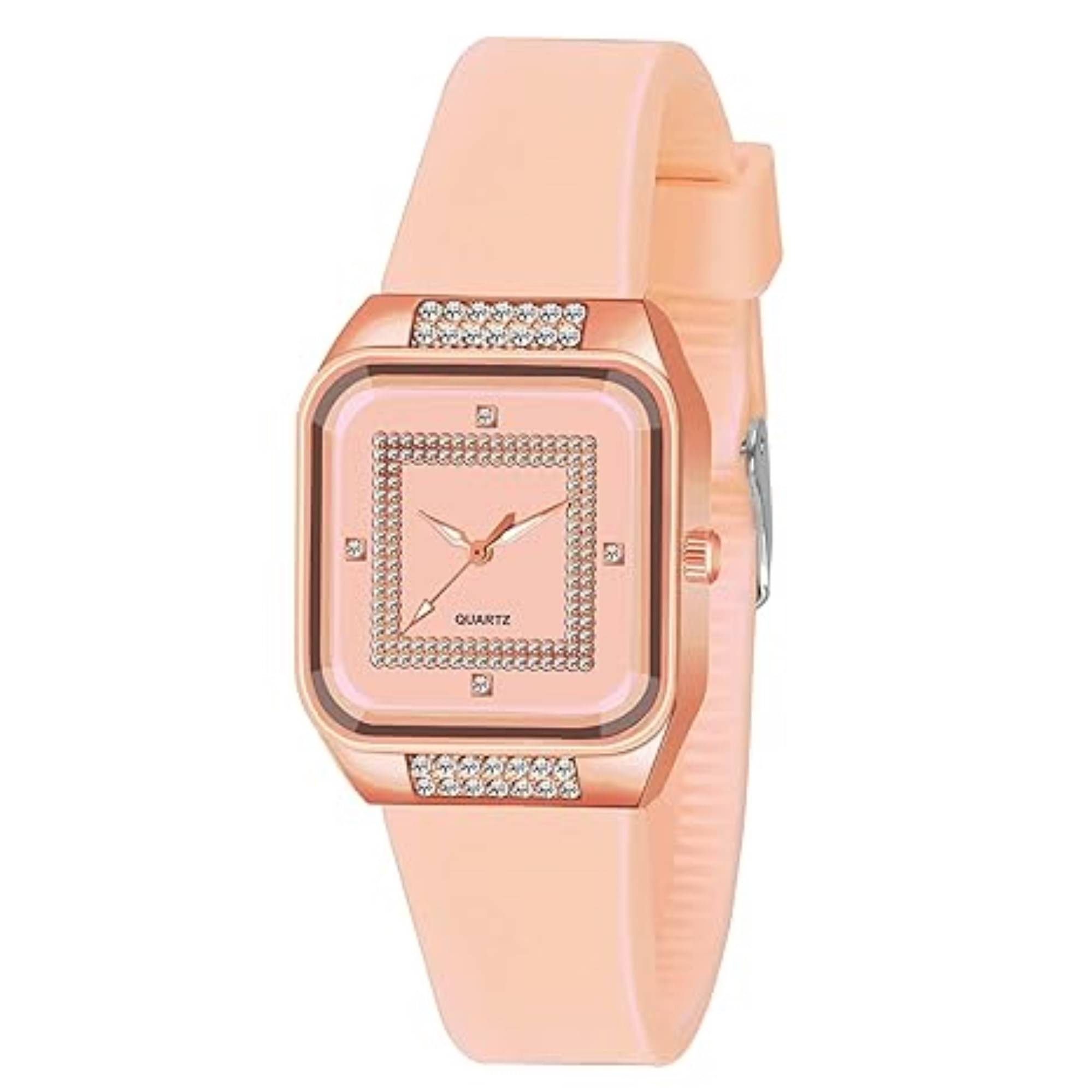     			Svats Pink Silicon Analog Womens Watch