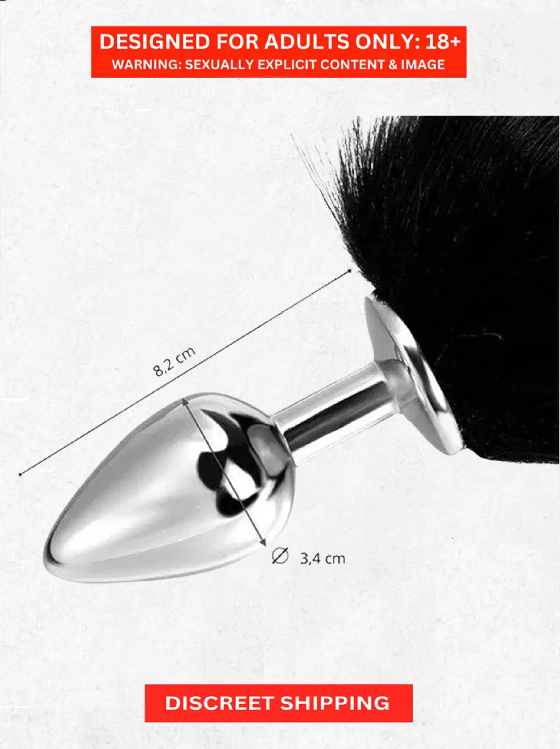 Tail Butt Plug / Fox / Cat Tail Butt Plug Furry Tail Butt Plug / Tail Butt  plug By Knightriders
