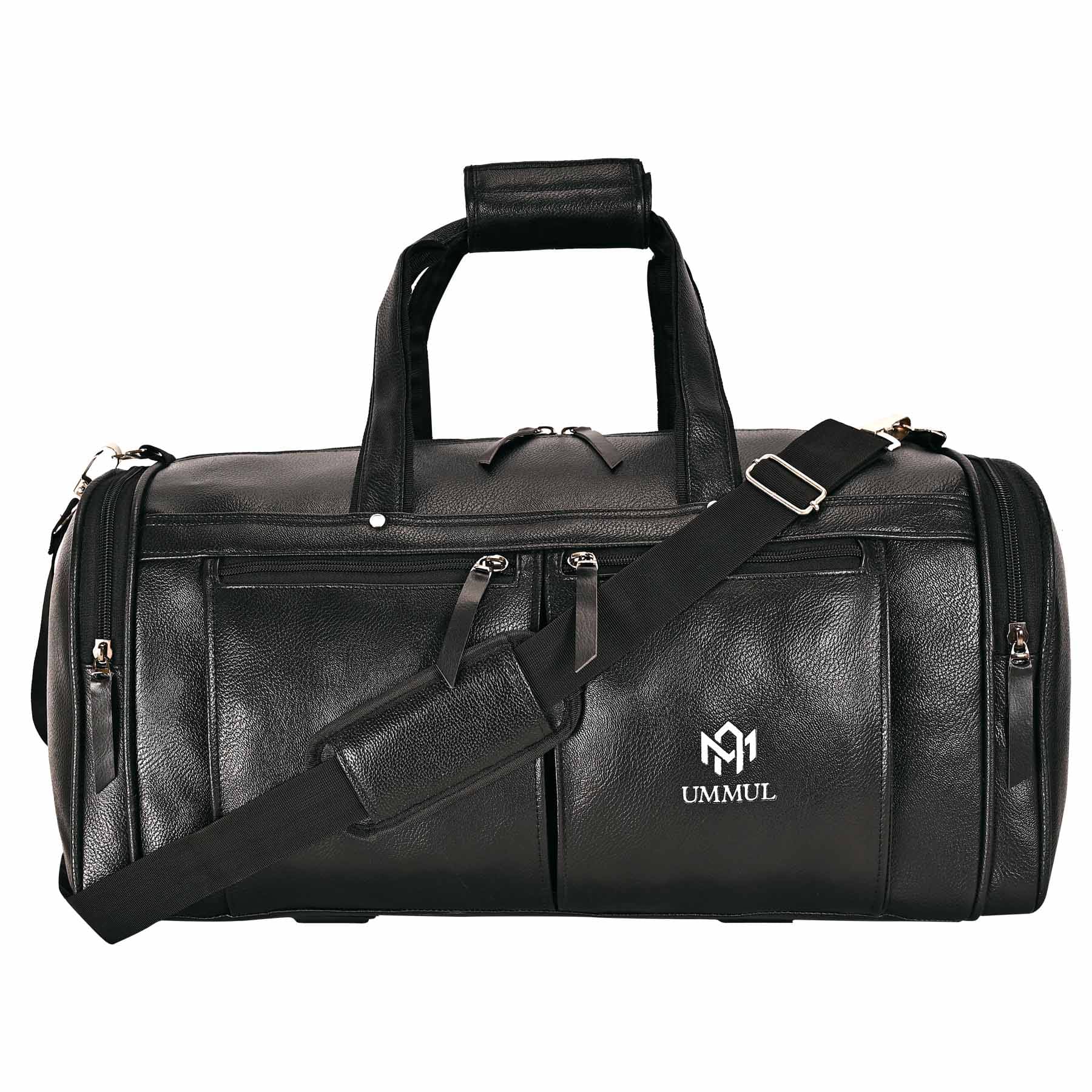     			UMMUL 17 Ltrs Black Artificial Leather Duffle Bag