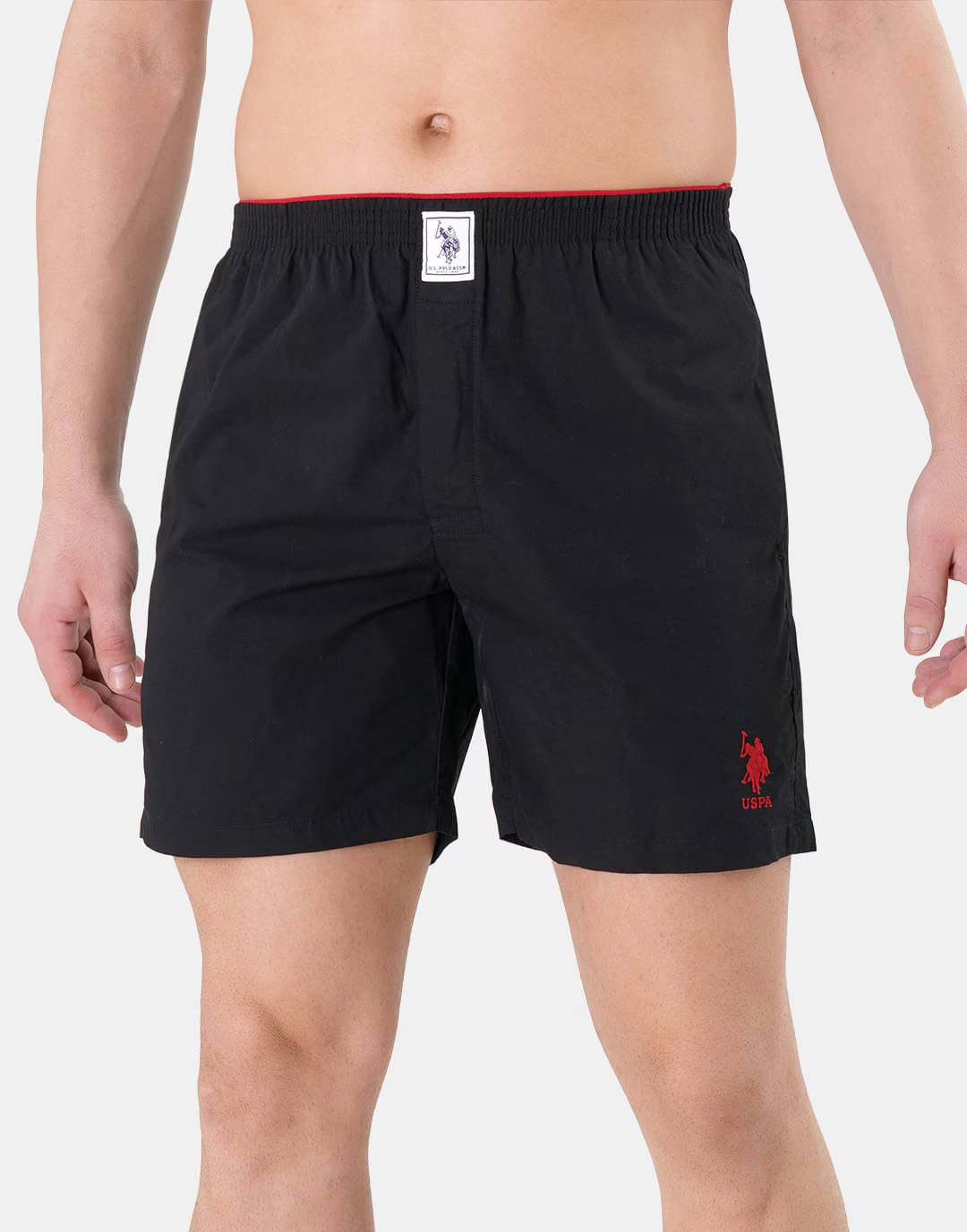 US Polo Black Cotton Men's Shorts ( Pack of 1 ) US Polo Black Cotton Men's Shorts ( Pack of 1 )