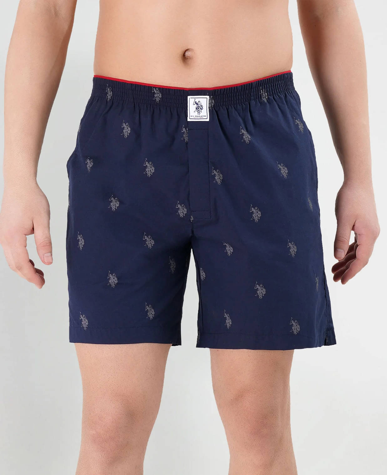     			US Polo Dark Blue Cotton Men's Shorts ( Pack of 1 )