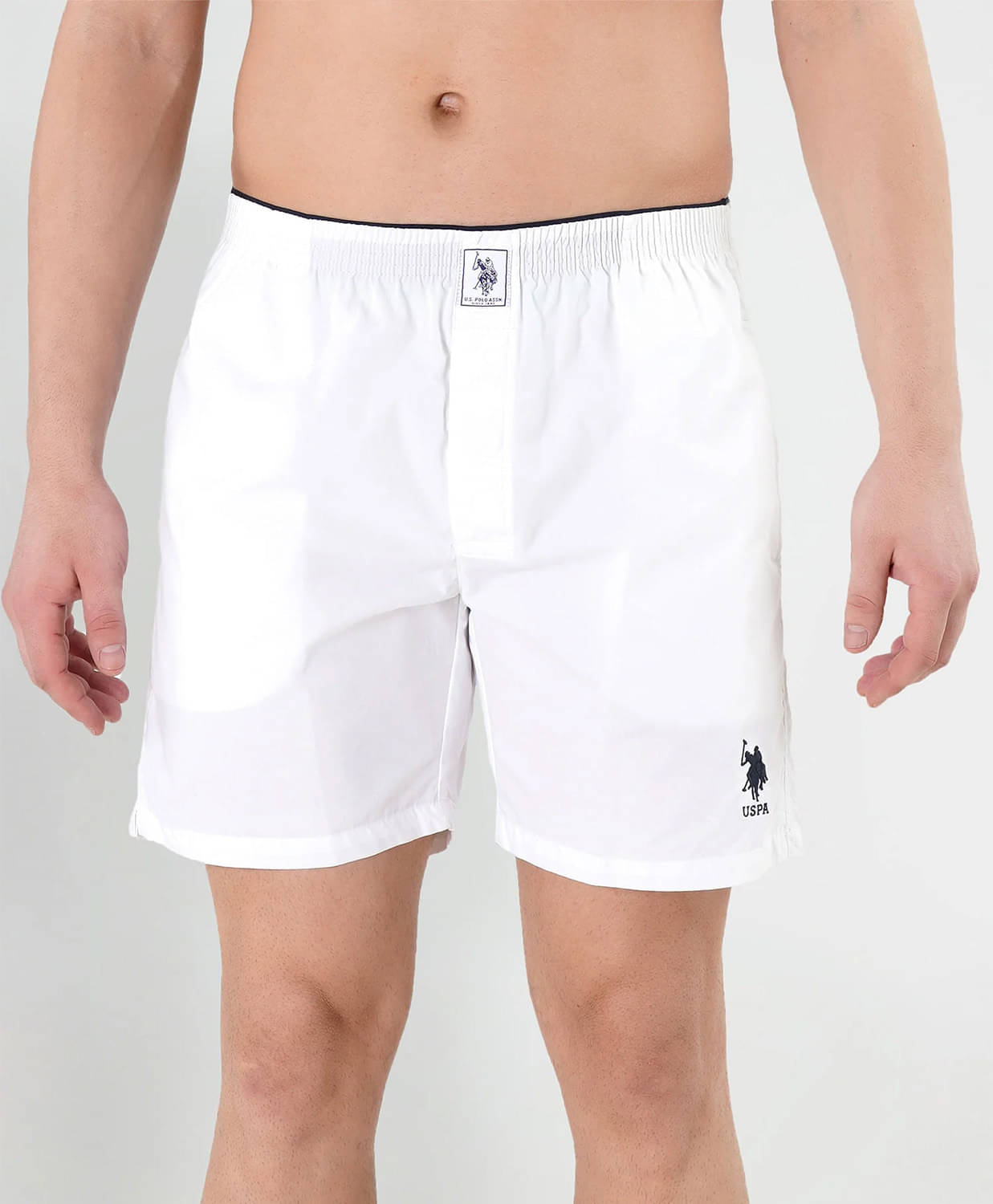 US Polo White Cotton Men's Shorts ( Pack of 1 ) US Polo White Cotton Men's Shorts ( Pack of 1 )