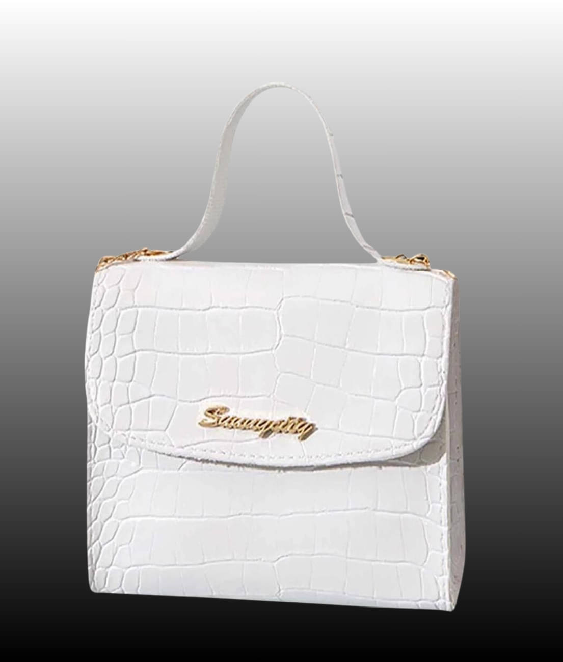     			gufrina Sling Bag PU Set of 1 ( White )