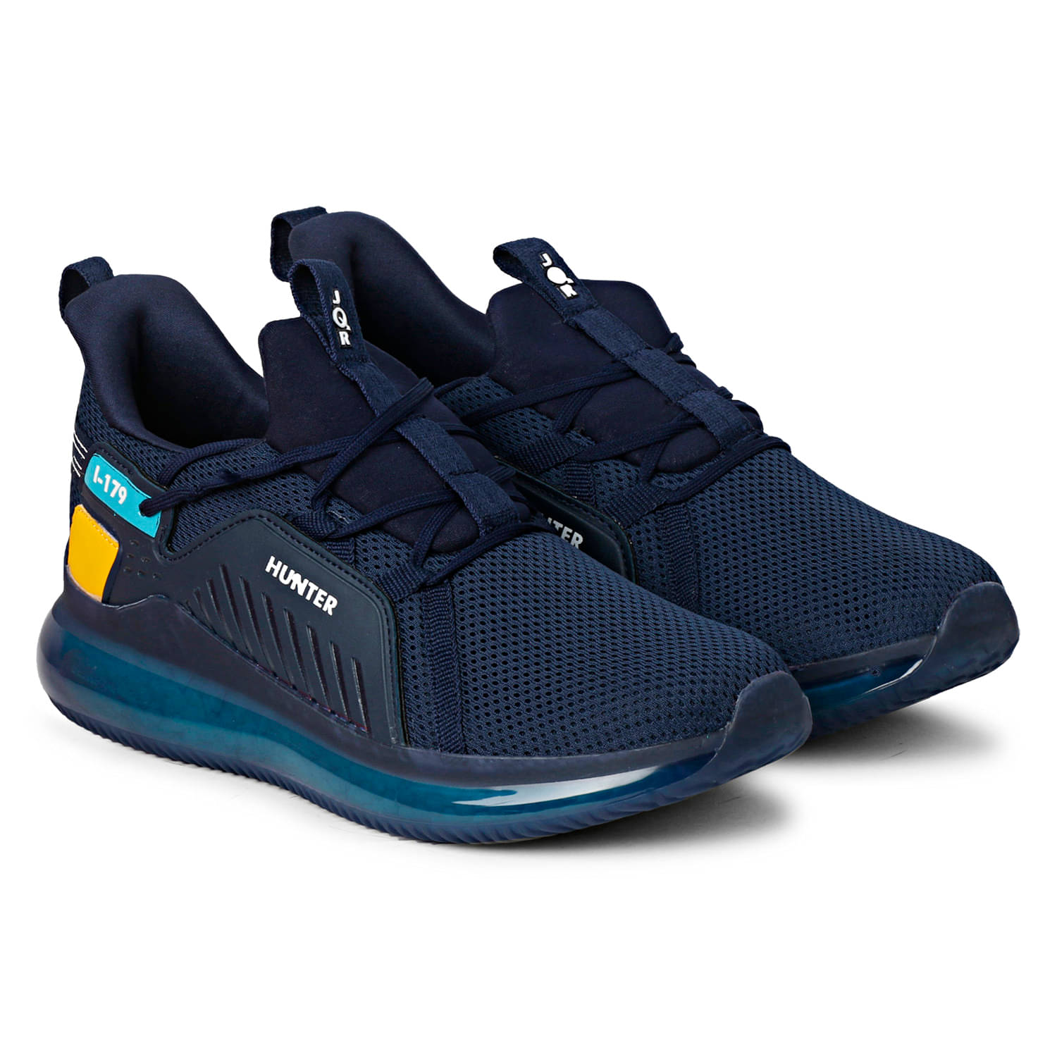 JQR Navy Men's Sports Running Shoes JQR Navy Men's Sports Running Shoes