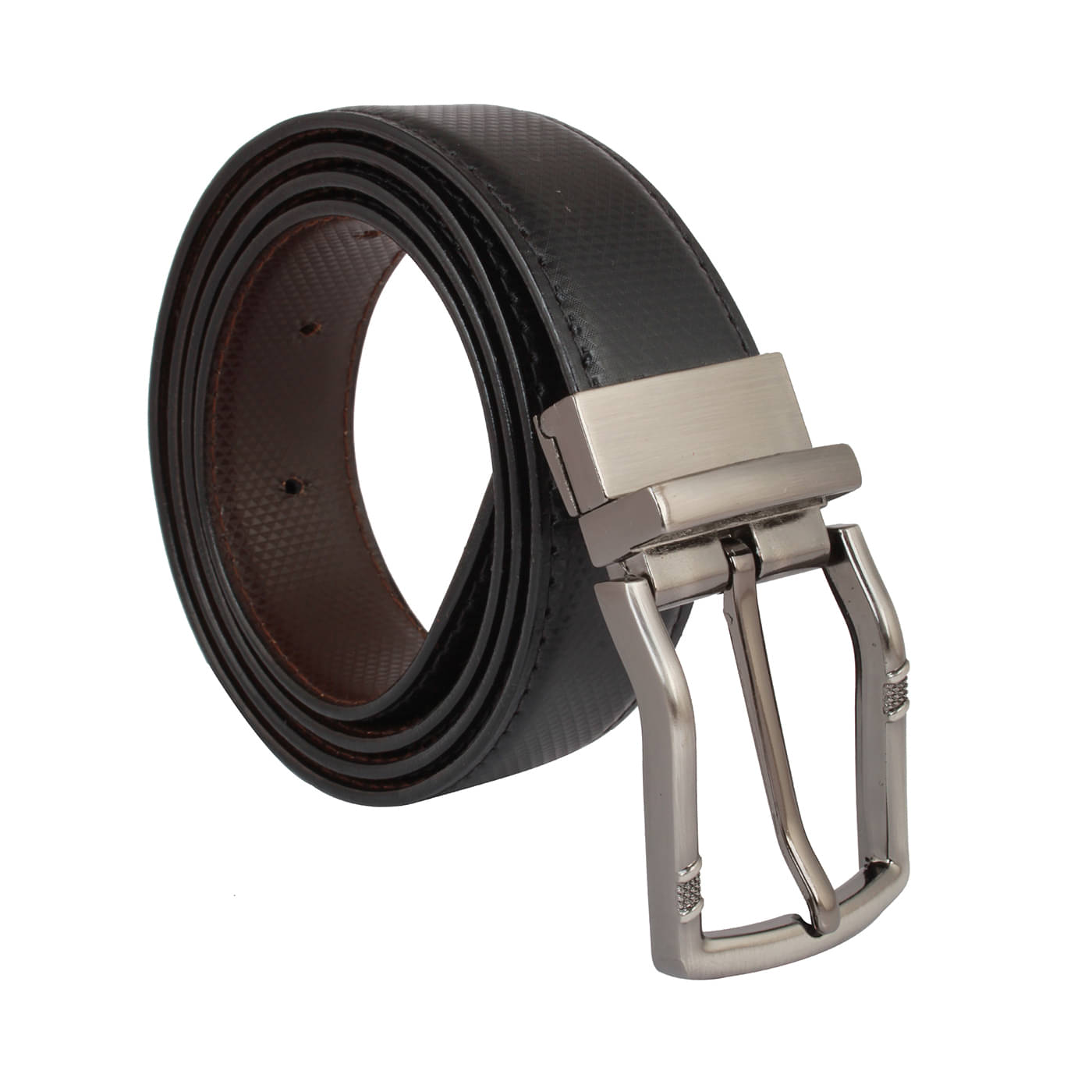     			Loopa Black PU Formal Belt Pack of 1