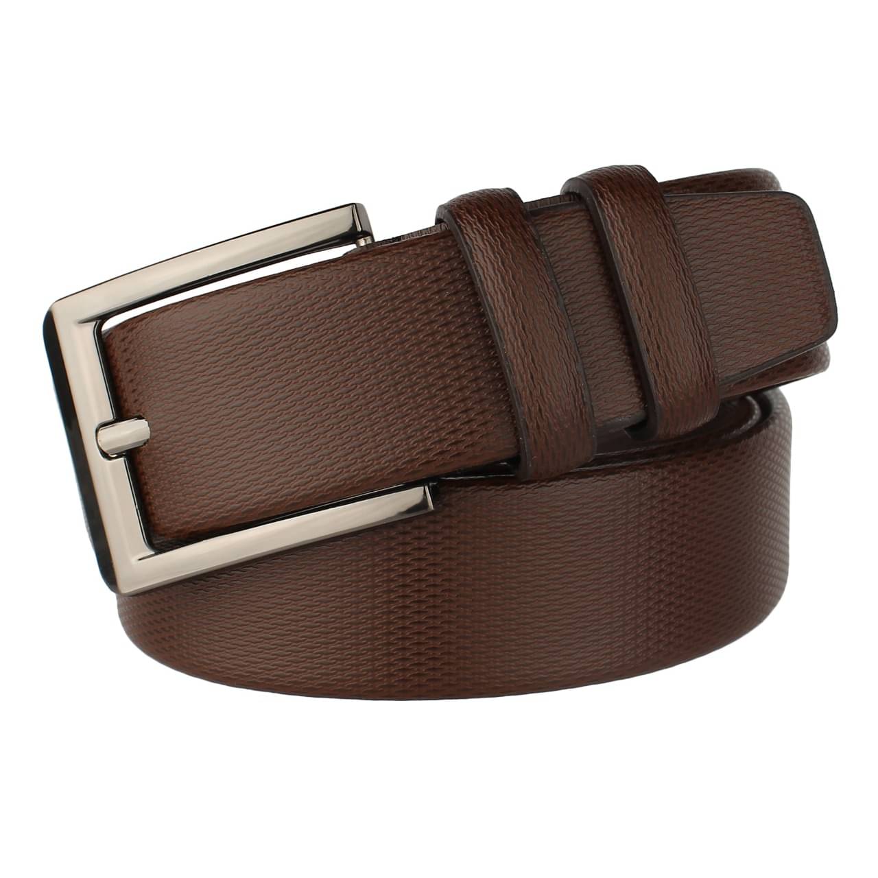    			Loopa Brown PU Formal Belt Pack of 1