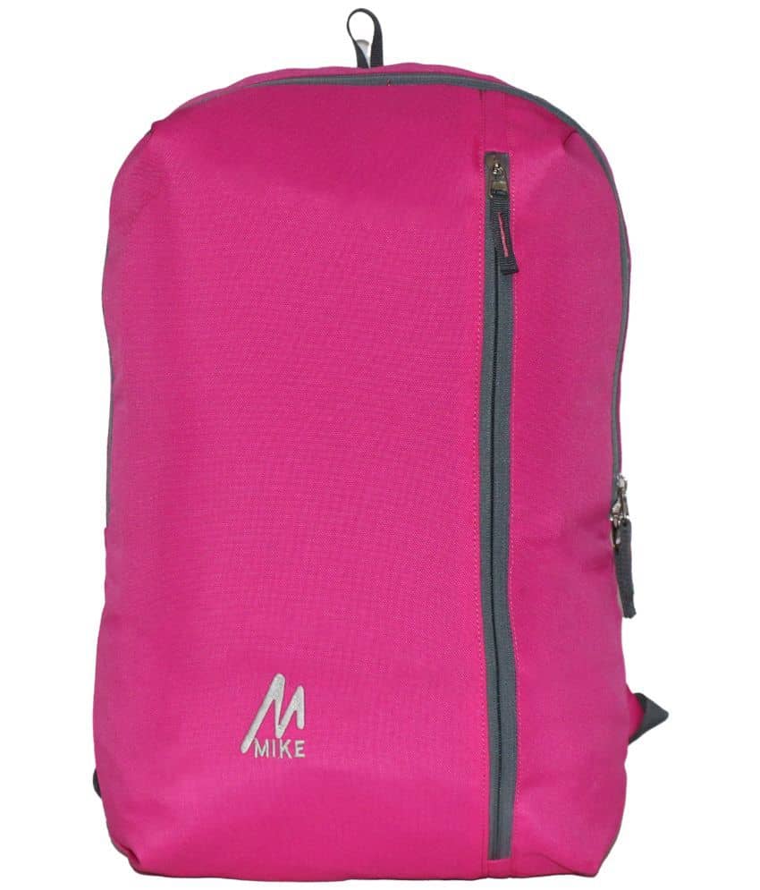 mikebags 20 Ltrs Burgundy School Bag for Boys & Girls - Handbags | Buy online on ZillyBuy