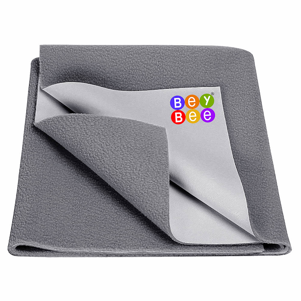 Bey Bee Grey Laminated Waterproof Sheet ( 100 cm × 70 cm - 1 pcs )