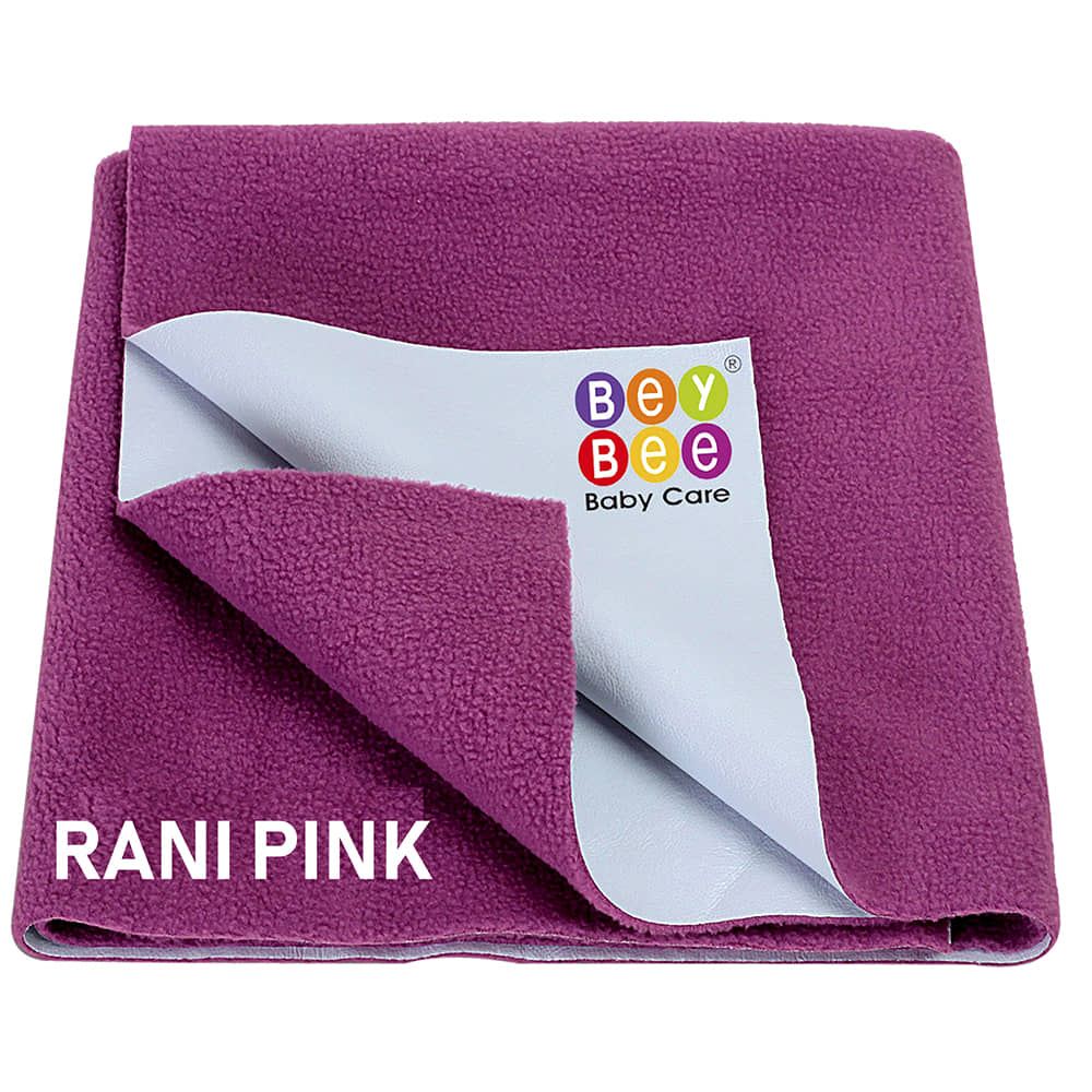 Bey Bee Pink Laminated Waterproof Sheet ( 140 cm × 100 cm - 1 pcs )