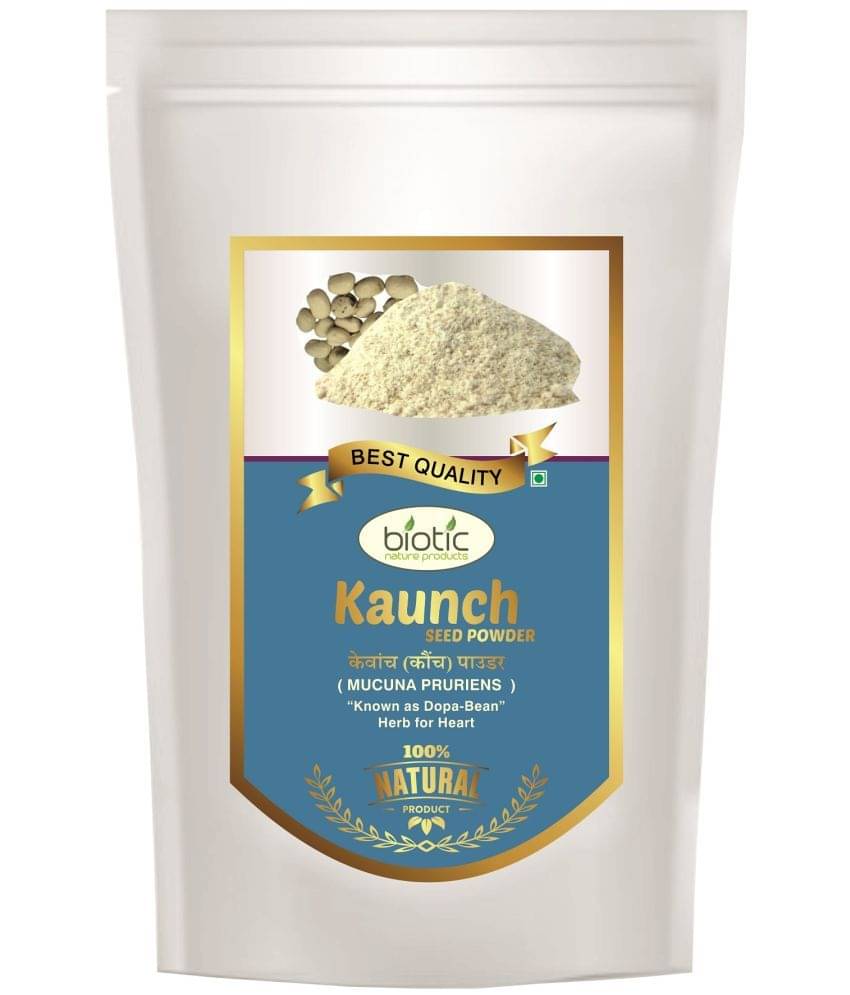 Biotic Kaunch Beej Powder ( Mucuna Pruriens ) Kaunch Seed Powder 400 gm Pack of 2 Biotic Kaunch Beej Powder ( Mucuna Pruriens ) Kaunch Seed Powder 400 gm Pack of 2