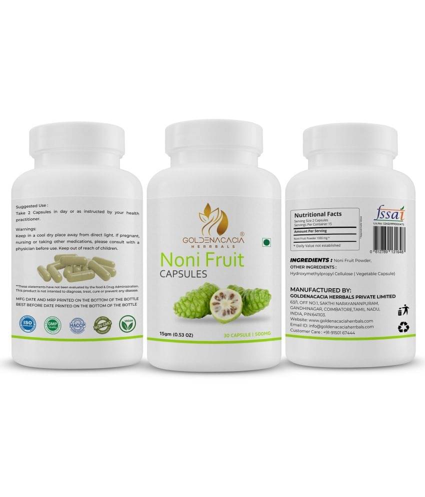 GOLDENACACIA HERRBALS Noni fruit 30 Capsule 1 no.s     			GOLDENACACIA HERRBALS Noni fruit 30 Capsule 1 no.s